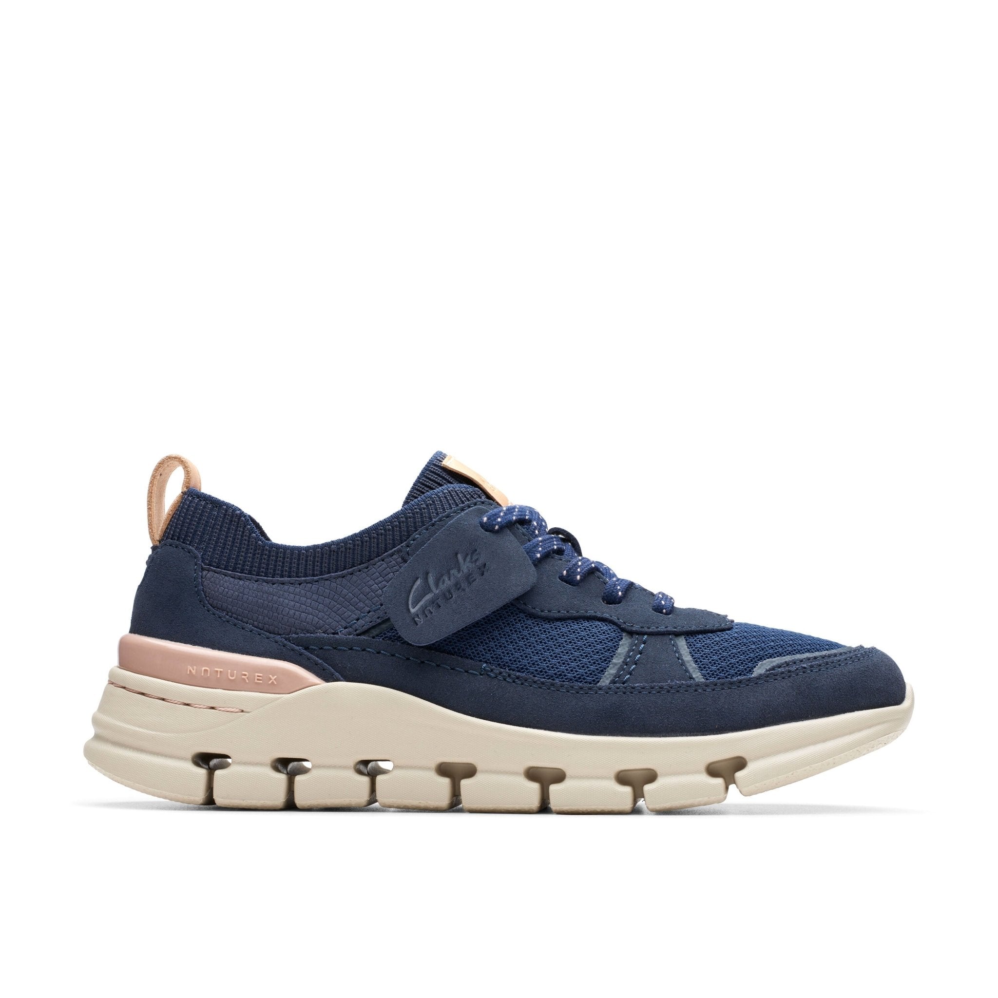 'Nature X Cove' women's walking sneakers - Blue - Chaplinshoes'Nature X Cove' women's walking sneakers - BlueClarks