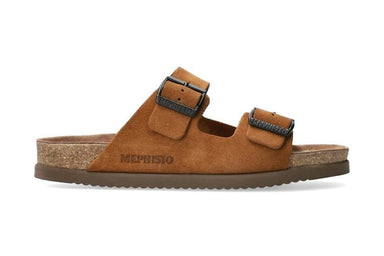 'Nerio' men's slide sandal - tobacco brown - Chaplinshoes'Nerio' men's slide sandal - tobacco brownMephisto
