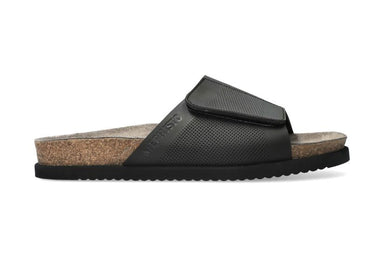 'Nilton' men's strap slide sandal - black - Chaplinshoes'Nilton' men's strap slide sandal - blackMephisto