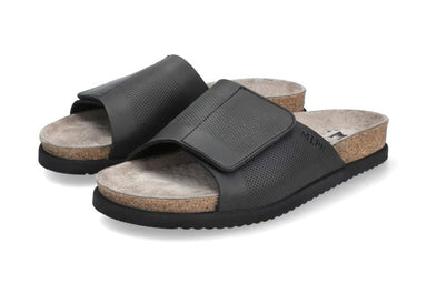 'Nilton' men's strap slide sandal - black - Chaplinshoes'Nilton' men's strap slide sandal - blackMephisto