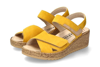 'Noor' women's sandal wide fit (H) - yellow - Chaplinshoes'Noor' women's sandal wide fit (H) - yellowMephisto