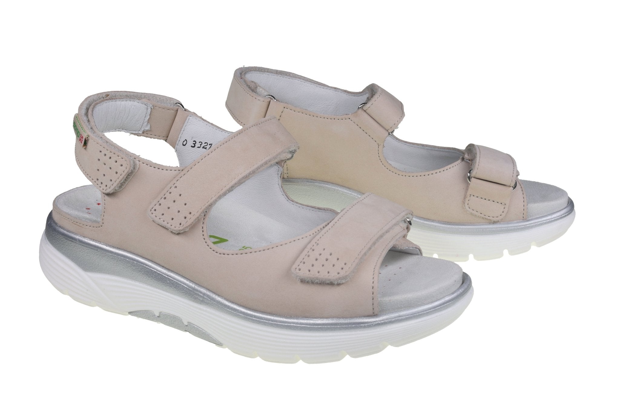 'Norine' women's rolling walking wide fit (H) sandal - beige - Chaplinshoes'Norine' women's rolling walking wide fit (H) sandal - beigeMephisto