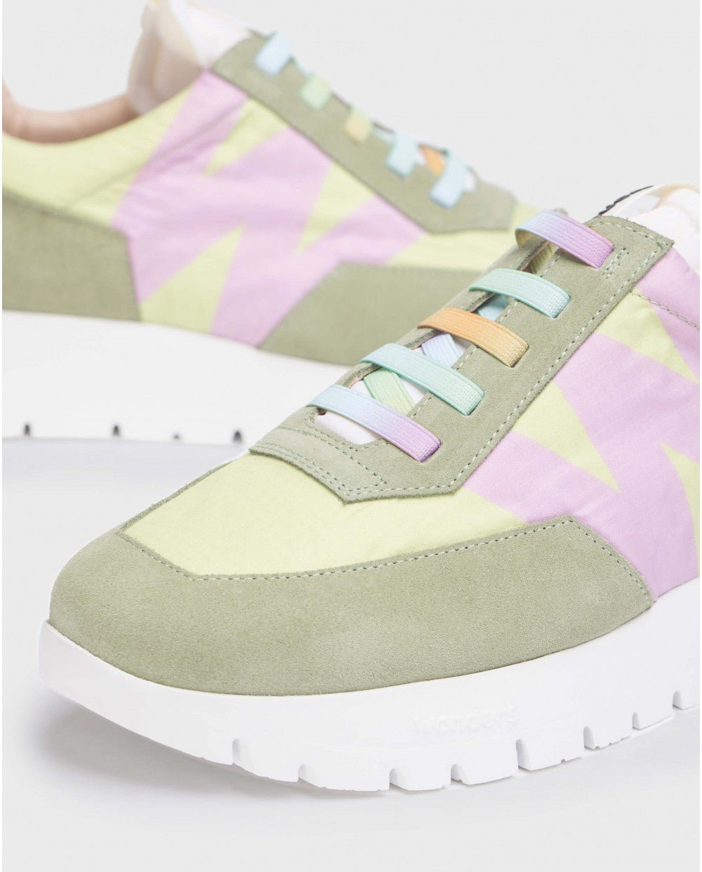 'Odisei' women's sneaker - green mix - Chaplinshoes'Odisei' women's sneaker - green mixWonders