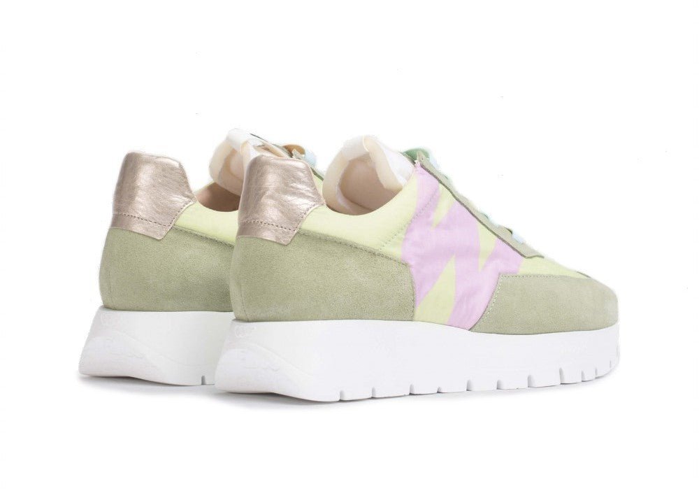 'Odisei' women's sneaker - green mix - Chaplinshoes'Odisei' women's sneaker - green mixWonders