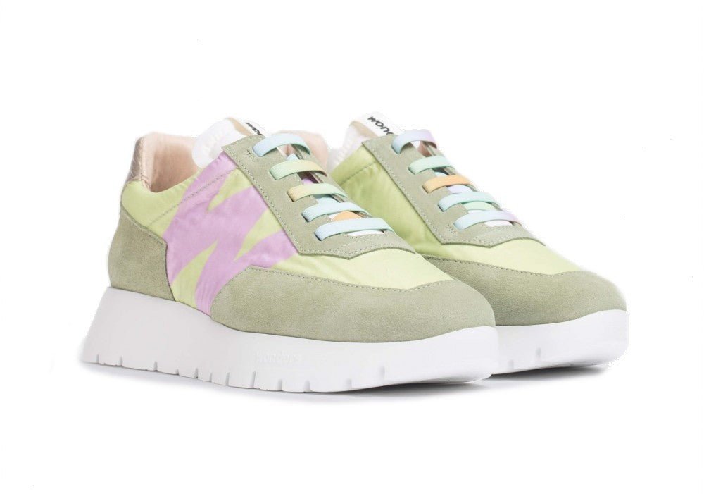 'Odisei' women's sneaker - green mix - Chaplinshoes'Odisei' women's sneaker - green mixWonders