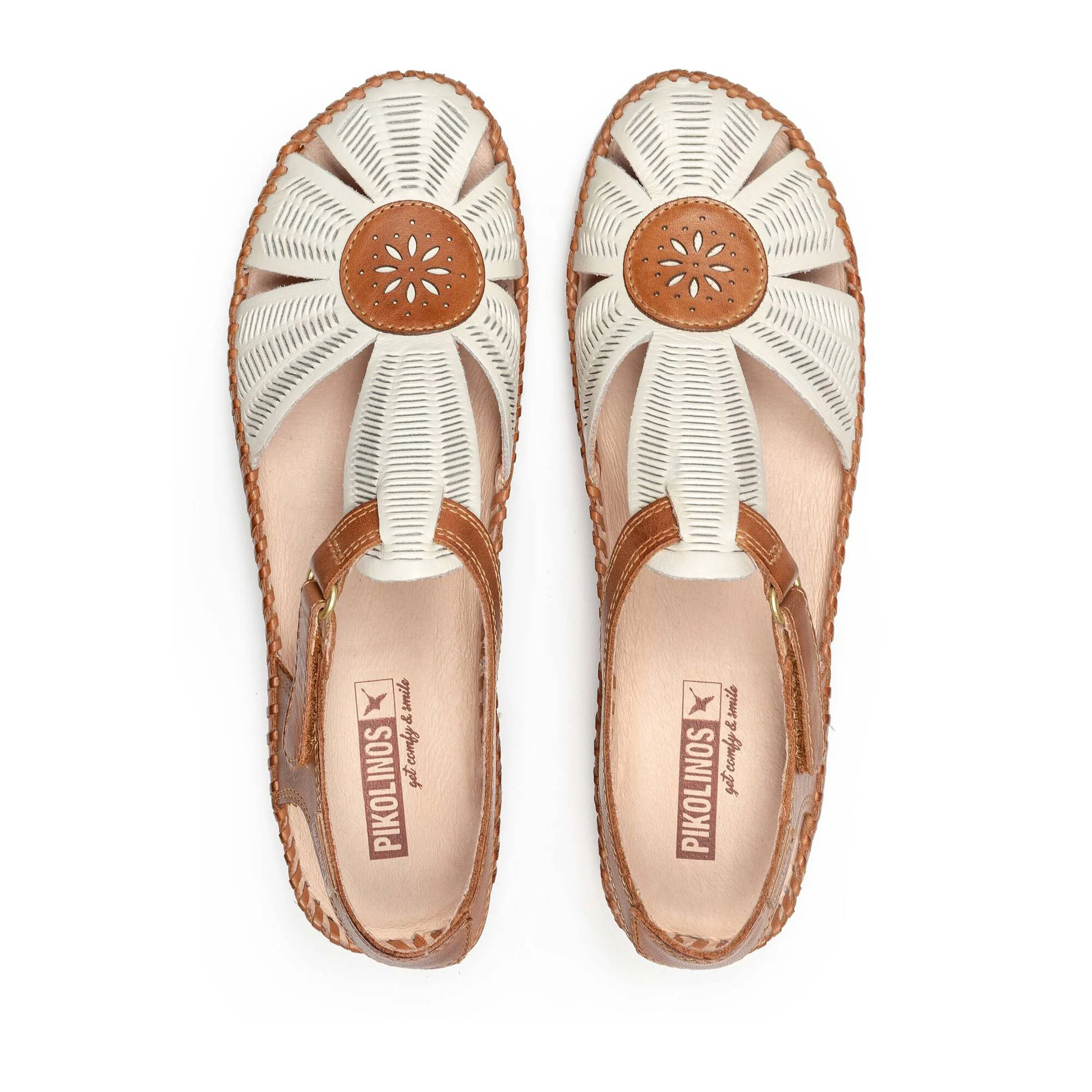 'Vallarta' women's sandal - Off white mix