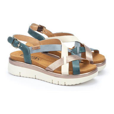 'Palma' women's sandal - blue mix - Chaplinshoes'Palma' women's sandal - blue mixPikolinos