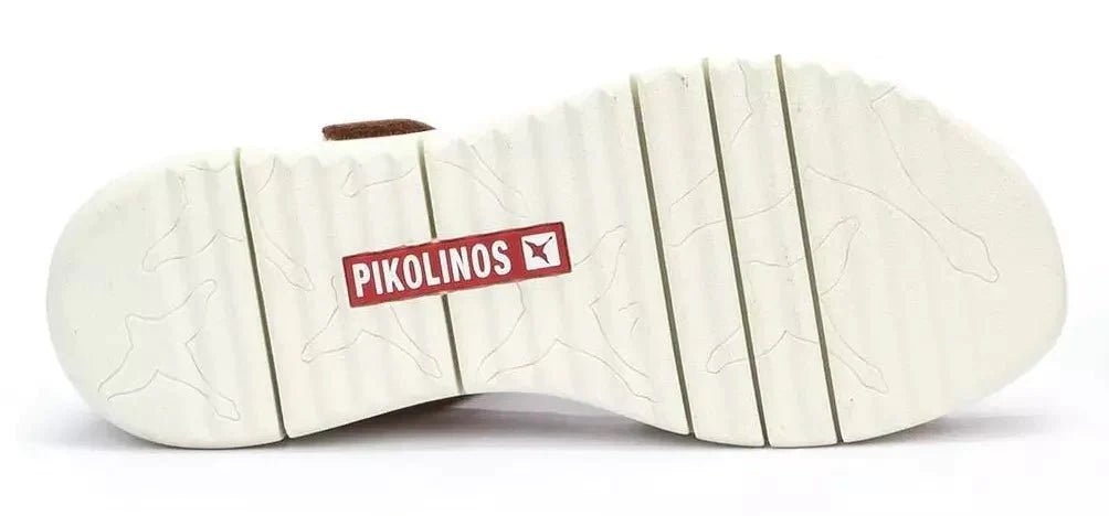 'Palma' women's sandal - brown white - Chaplinshoes'Palma' women's sandal - brown whitePikolinos