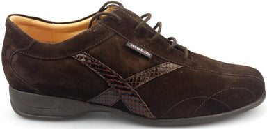 Mephisto Pastora woman's Lace-ups Brown suede Chaplinshoes