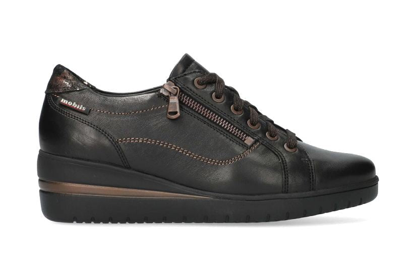 Mephisto Women's Patsy Black Sneakers Wide Fit Comfort