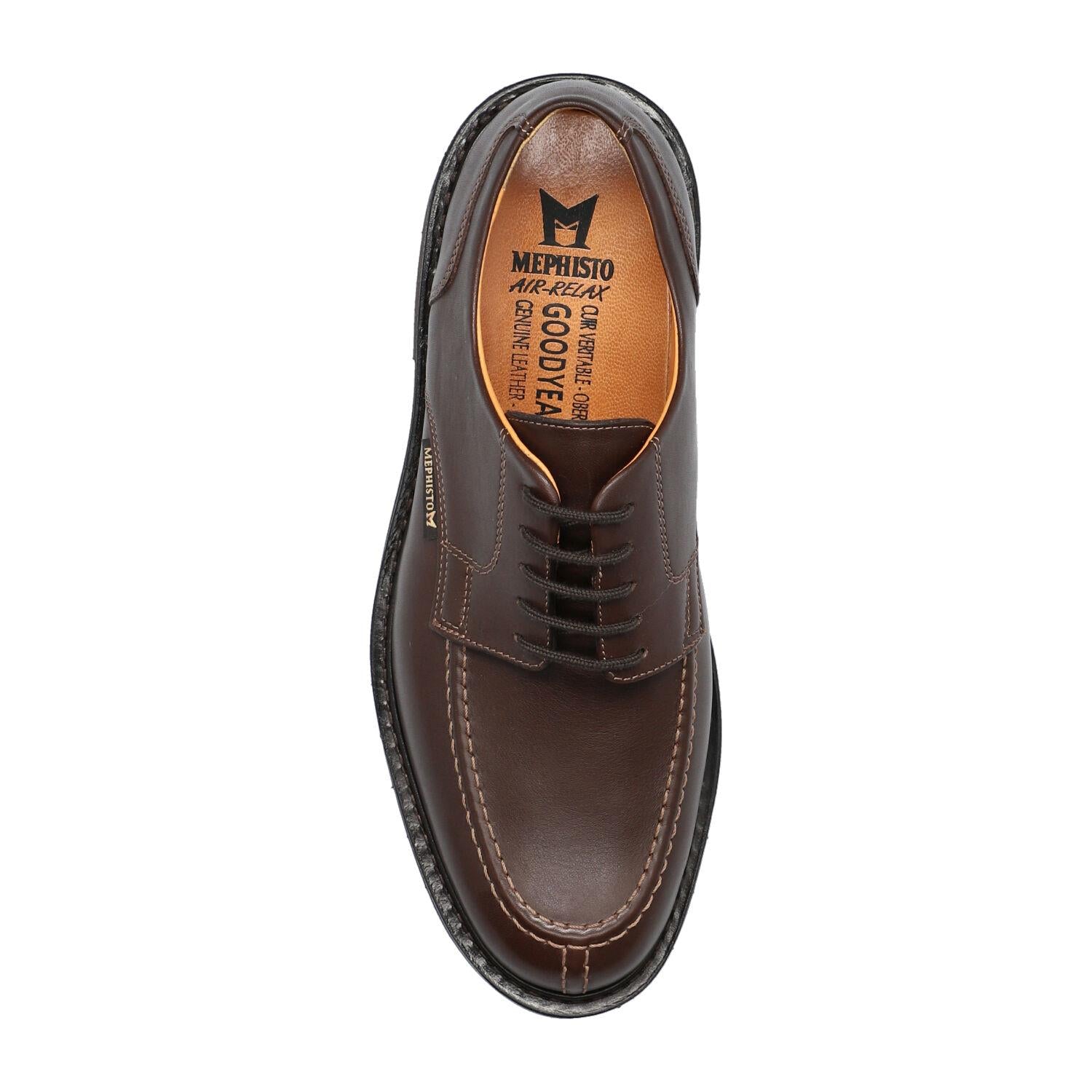 Pánská ručně vyráběná šněrovací obuv Phoebus - Hnědá