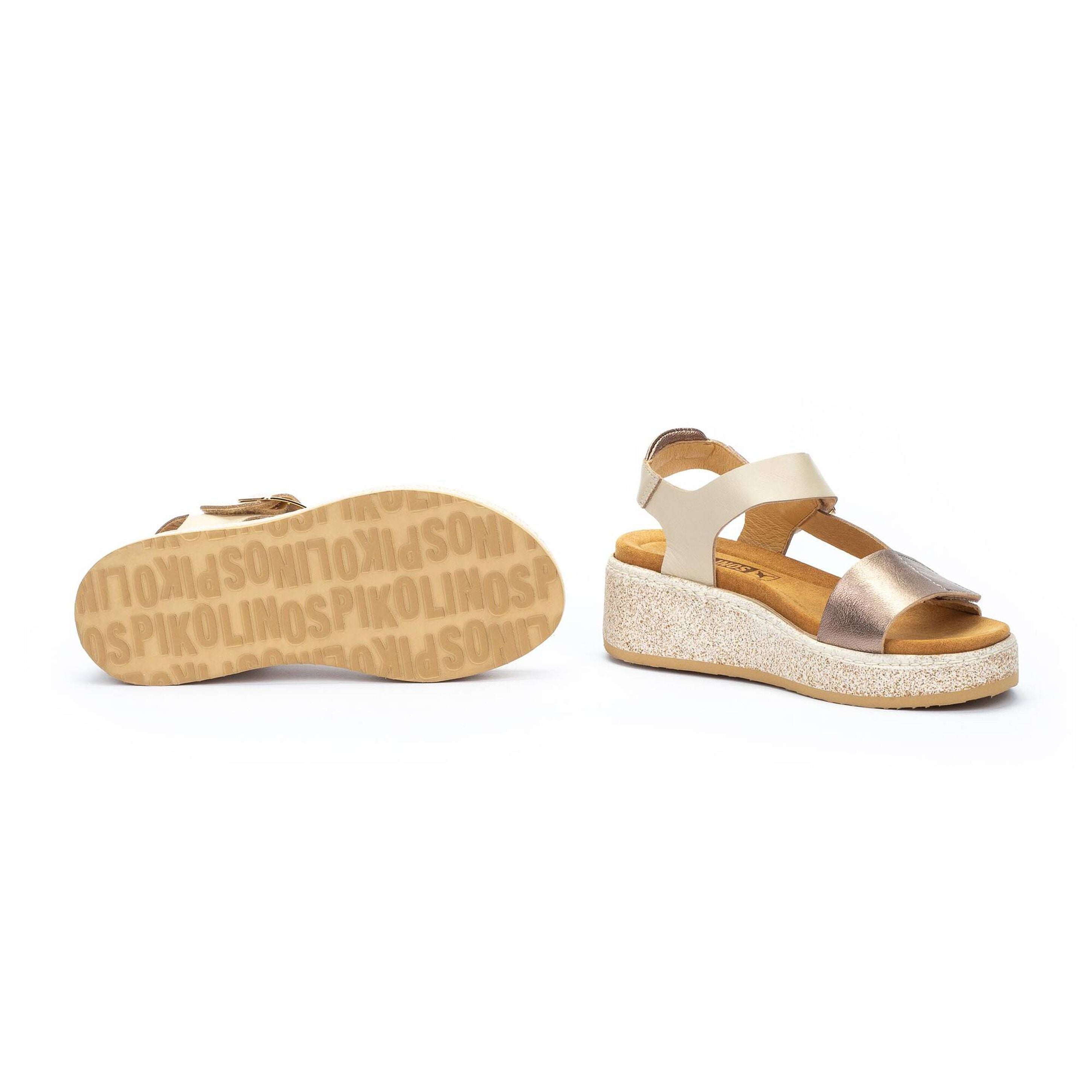 'Alzira' women's sandal - taupe