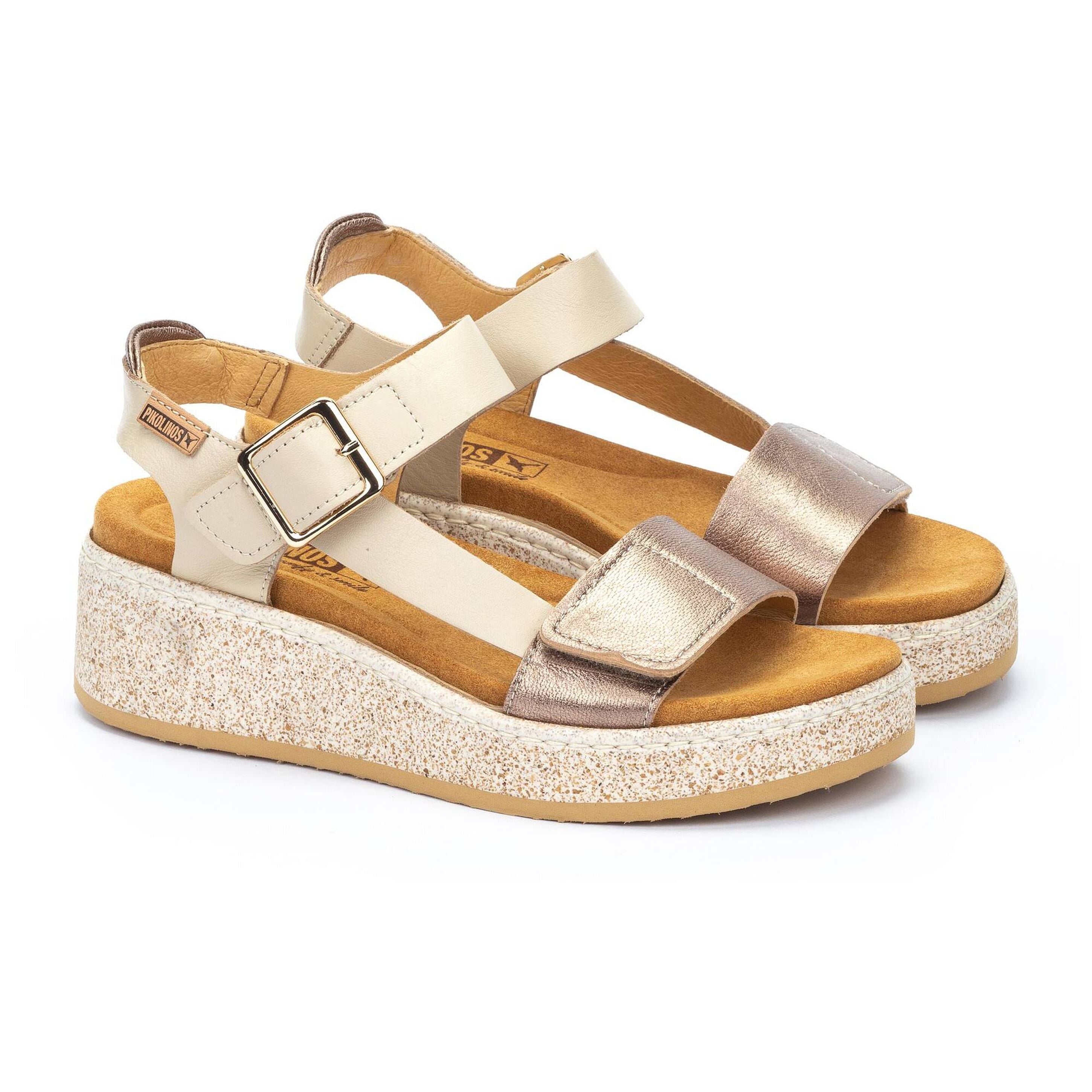 'Alzira' women's sandal - taupe