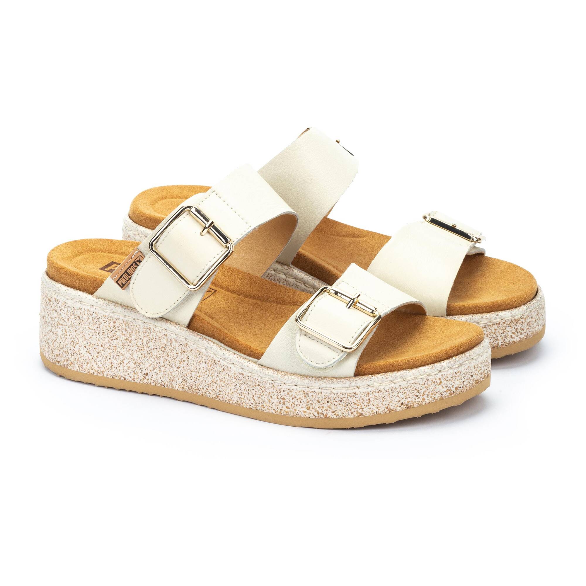 'Alzira' women's sandal - off white