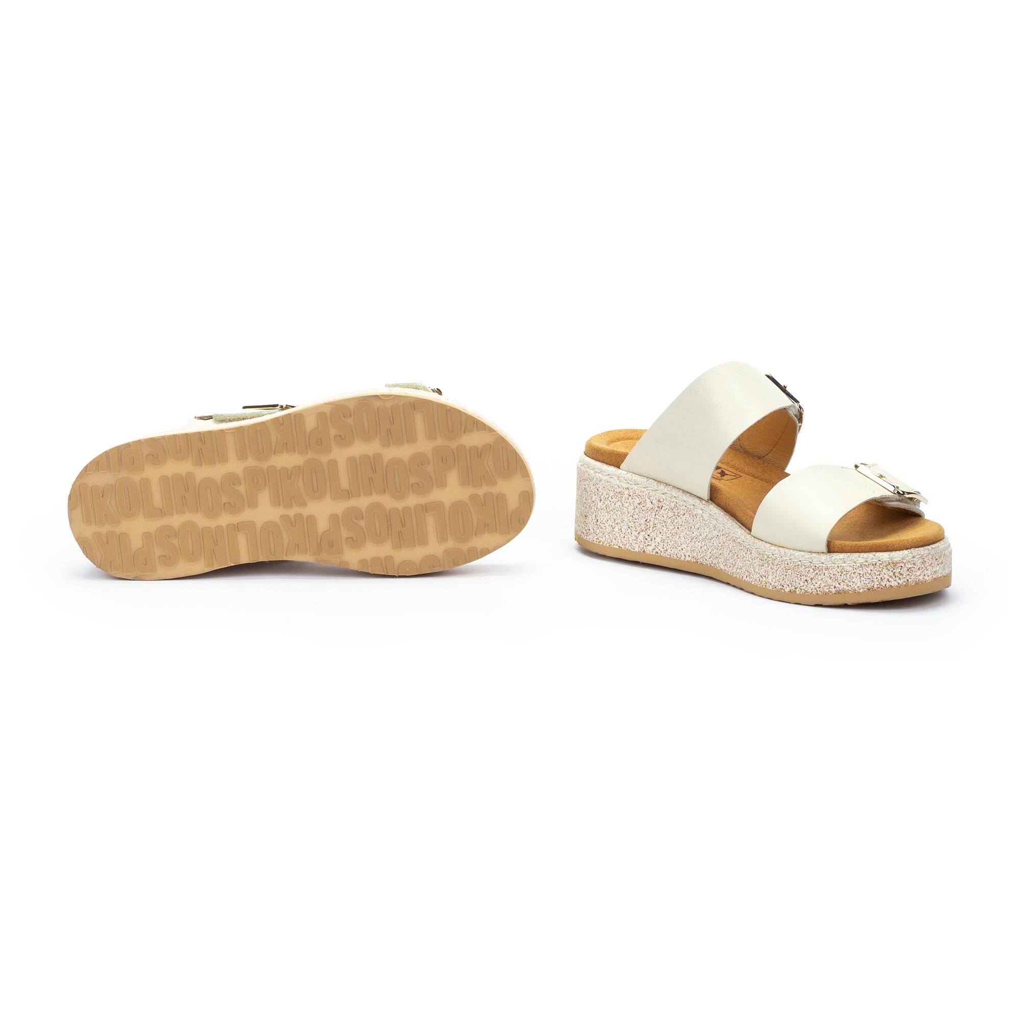 'Alzira' women's sandal - off white