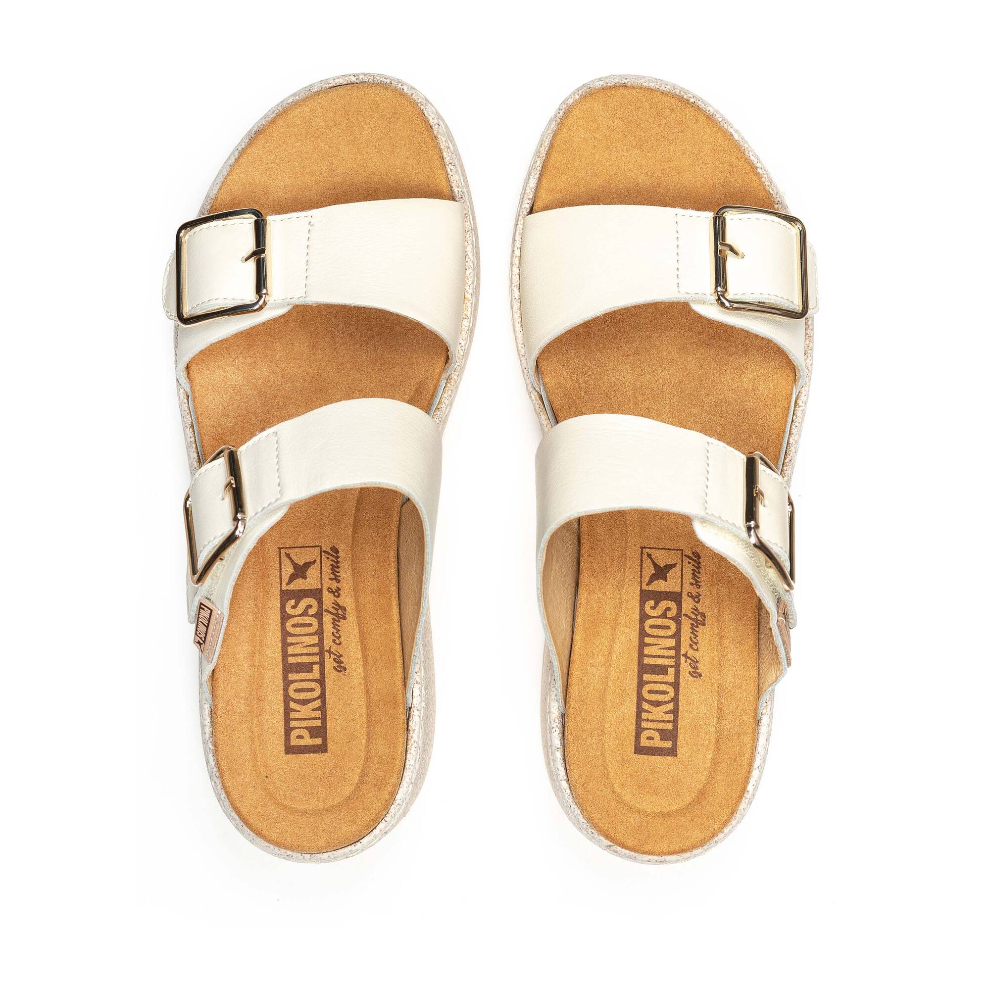 'Alzira' women's sandal - off white