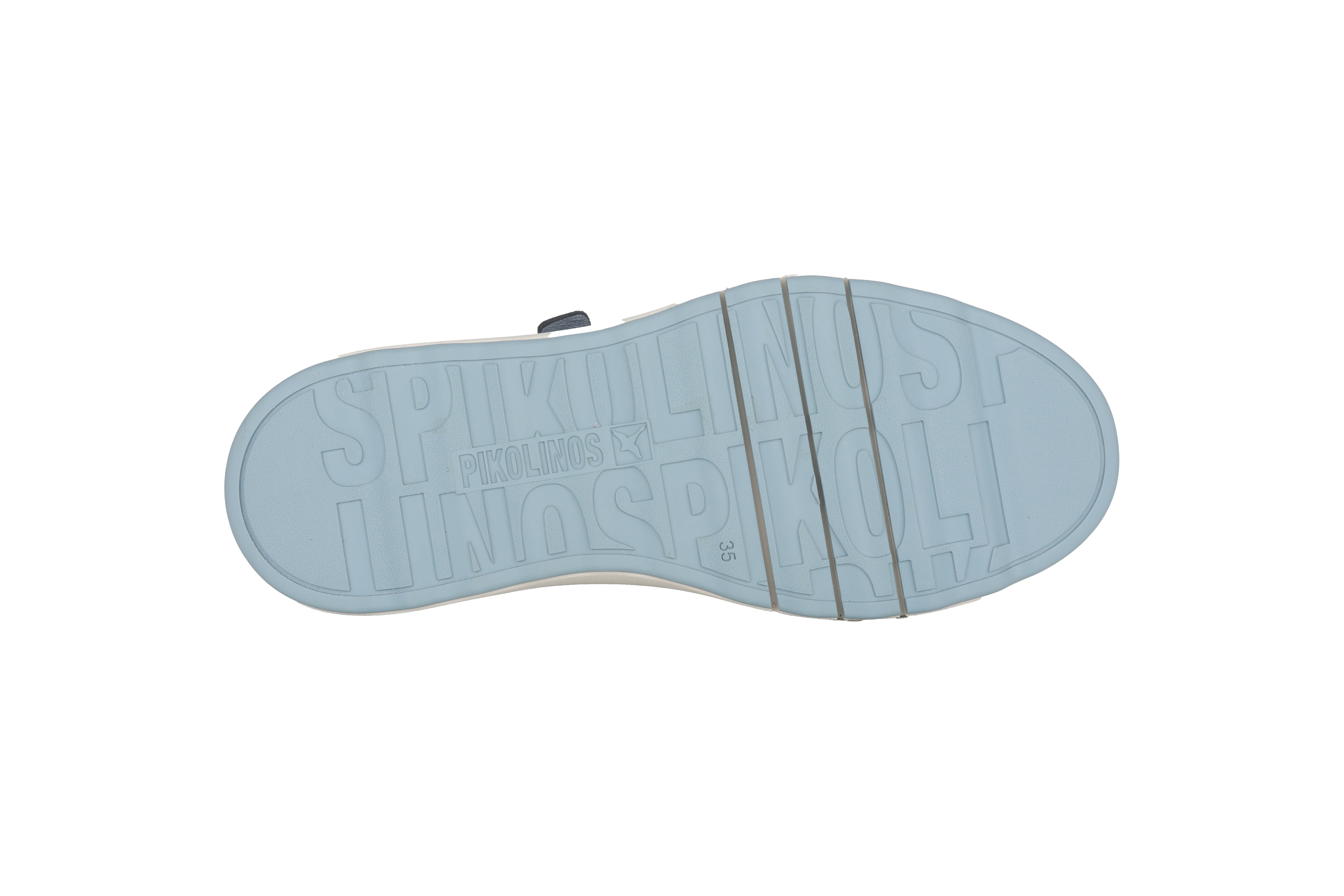 'Arenas' women's lace-up sneaker - white/blue