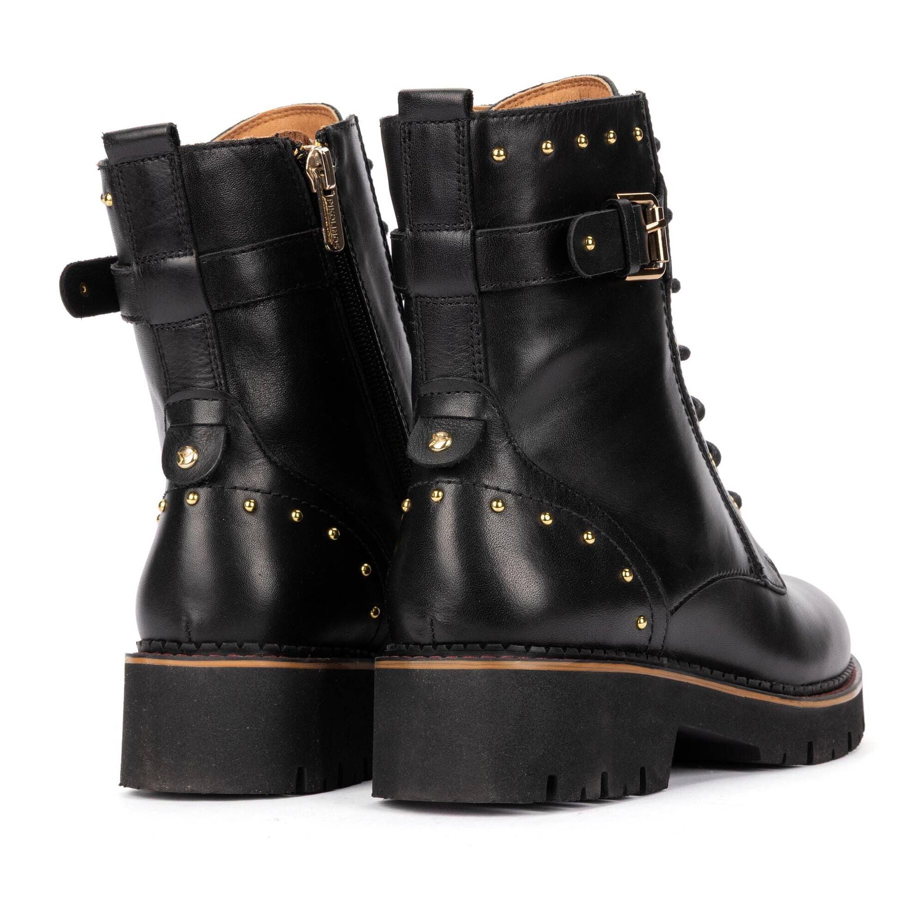 'Vicar' women's leather ankle boot - Black