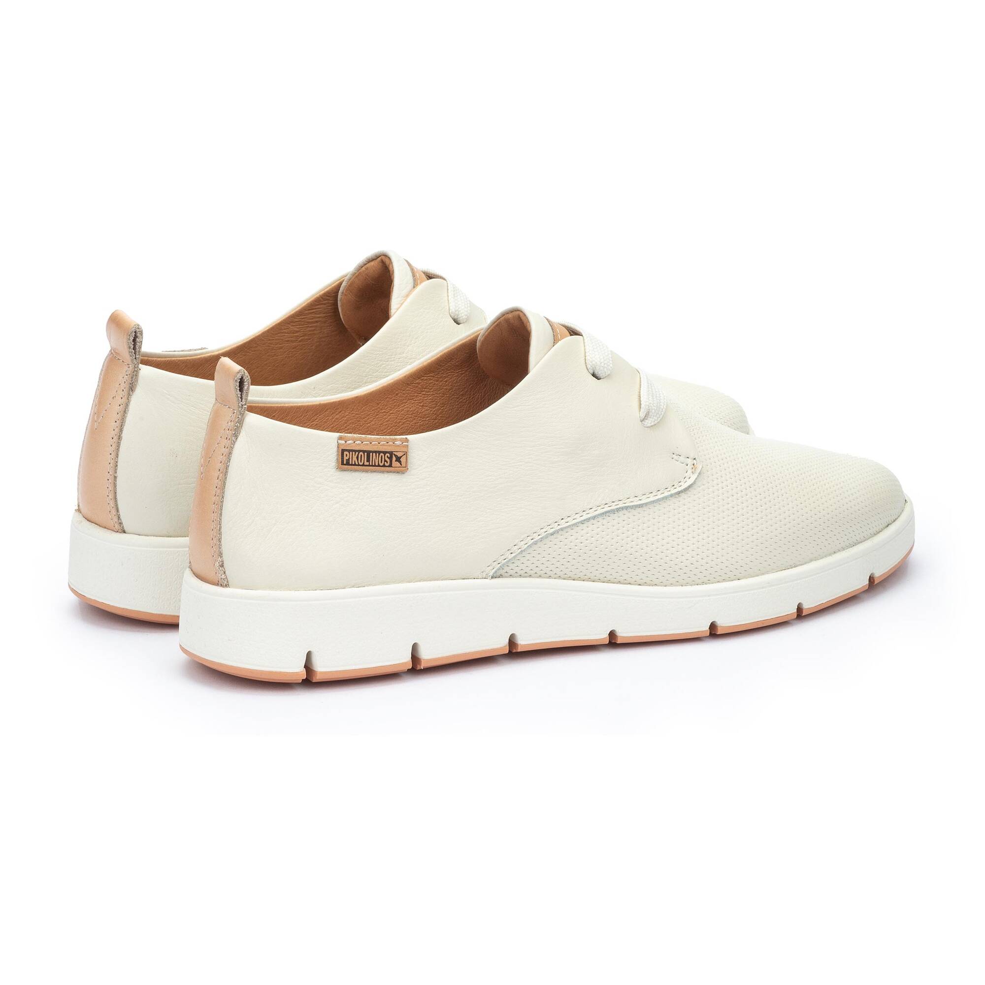 Damen-Schnürschuh 'Madrid' - gebrochenes Weiß