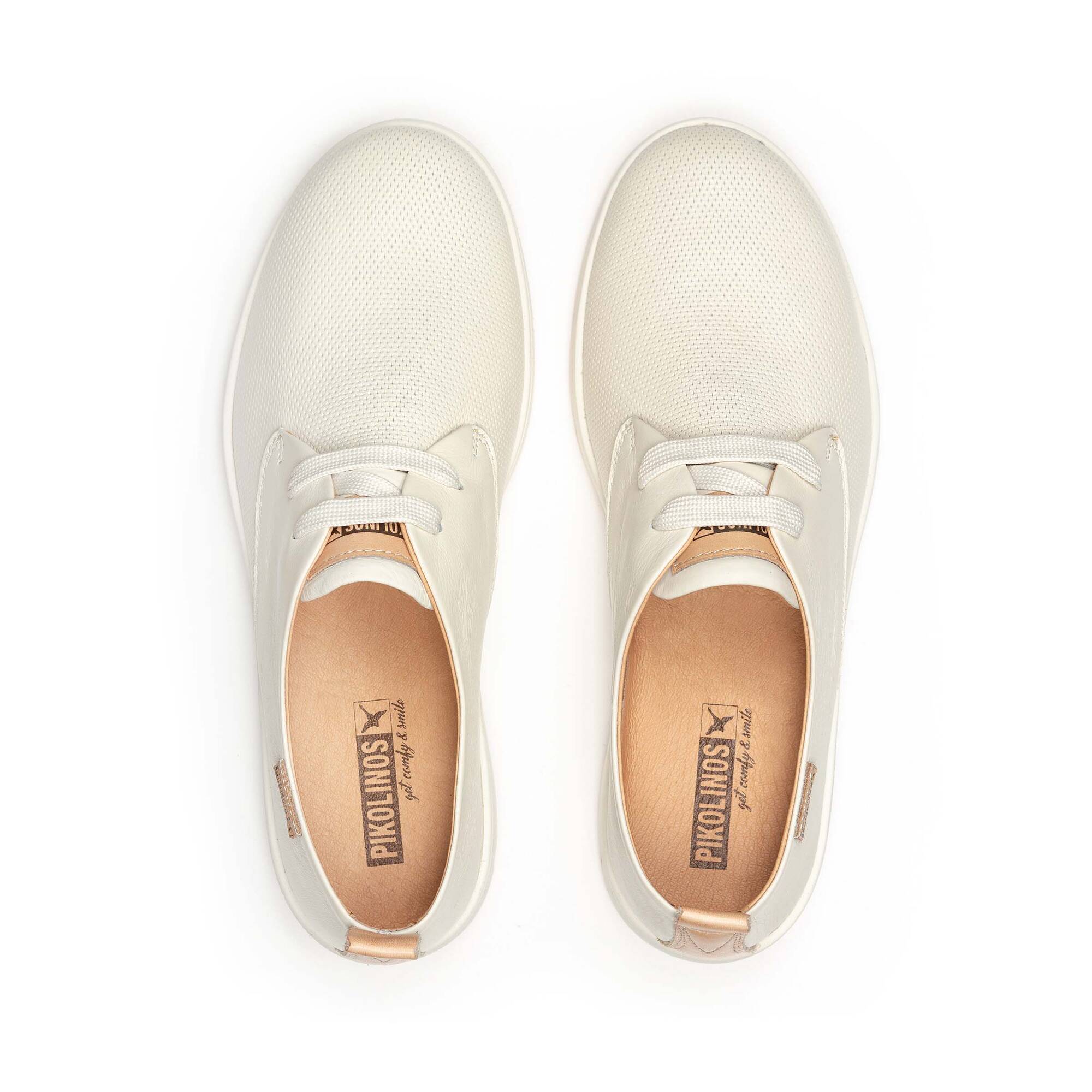 Damen-Schnürschuh 'Madrid' - gebrochenes Weiß