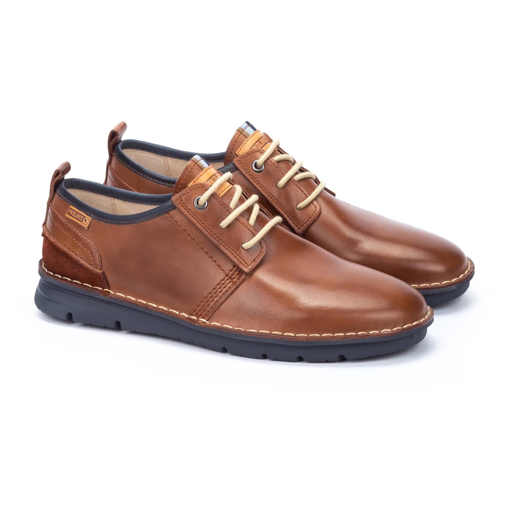 'Rivas' men's lace-up shoe - brown
