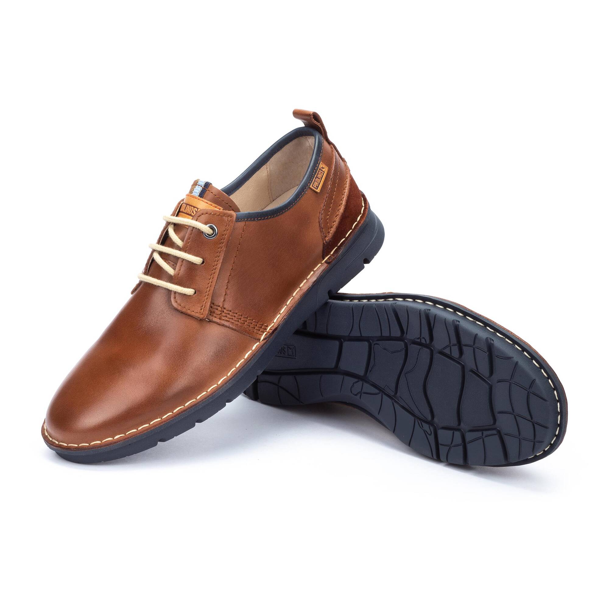 'Rivas' men's lace-up shoe - brown
