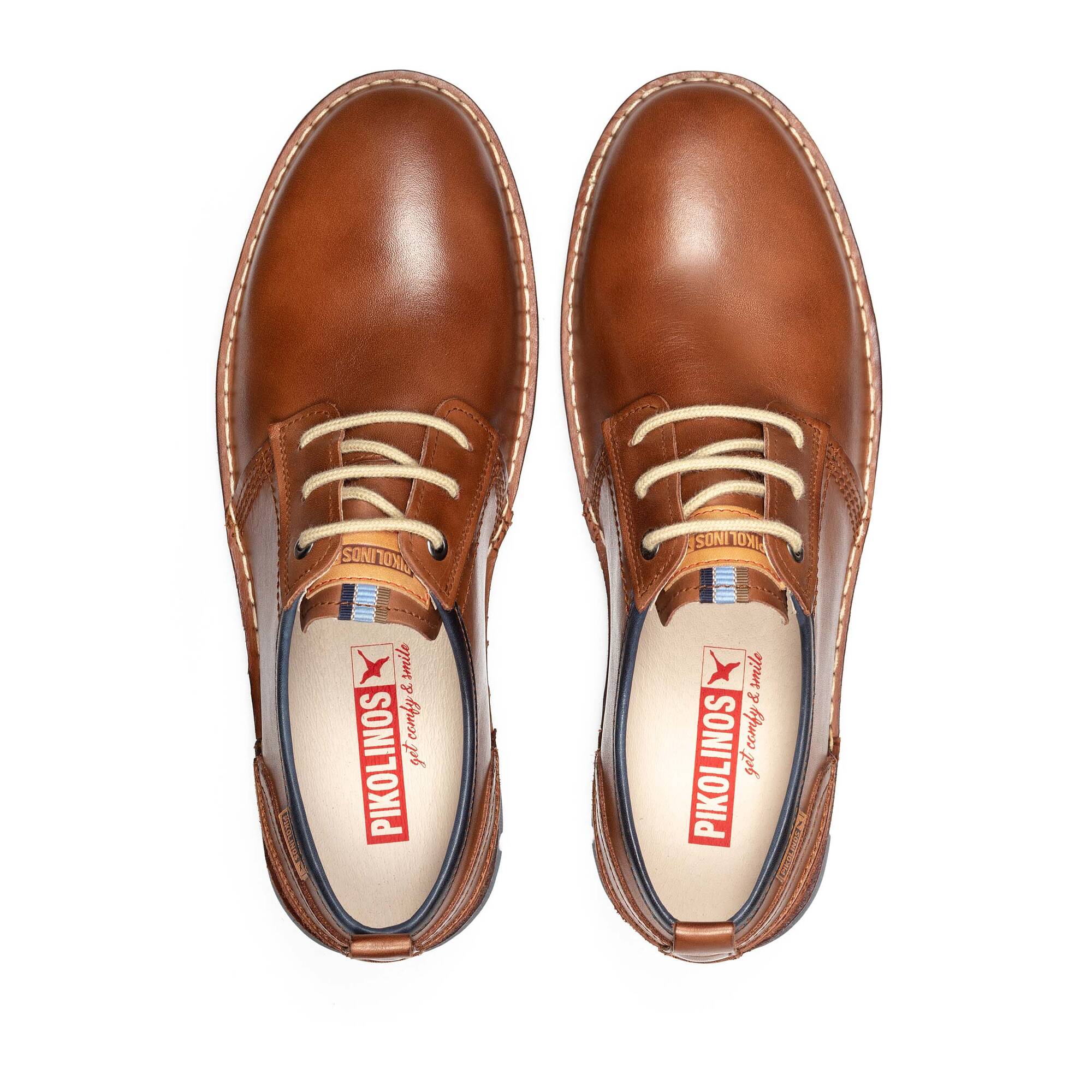 'Rivas' men's lace-up shoe - brown