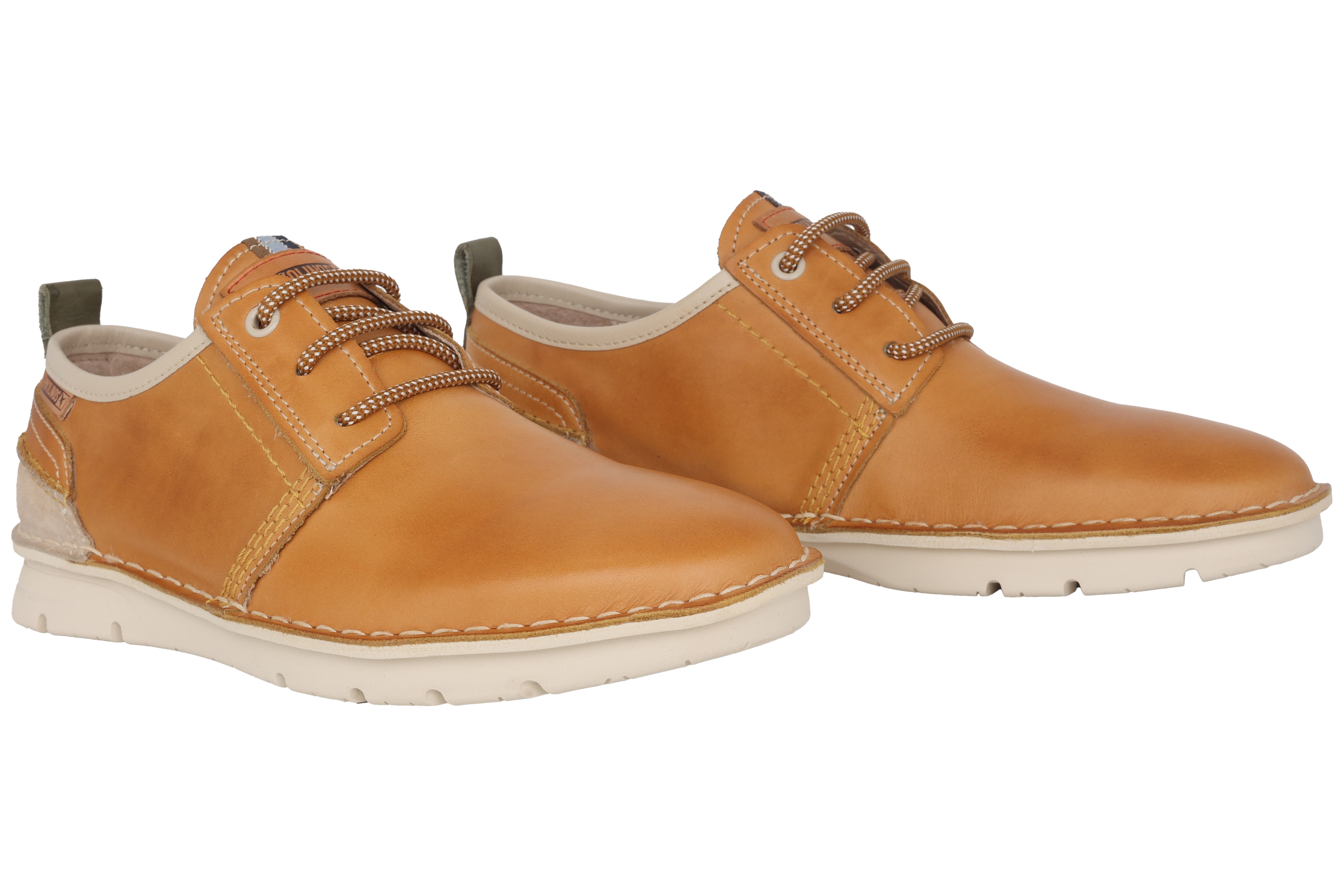 'Rivas' men's lace-up shoe - light brown