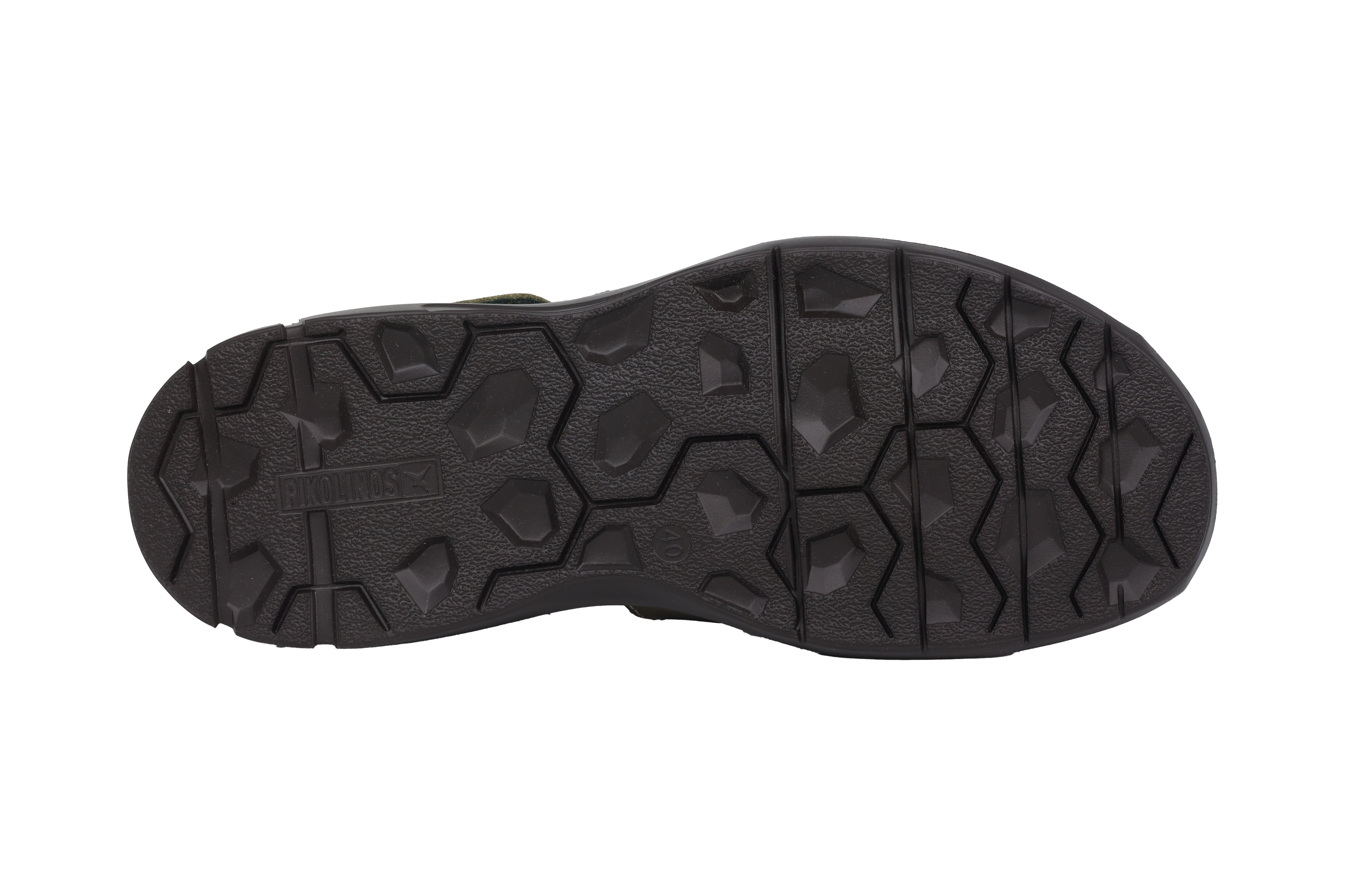 'Oropesa' men's semi-closed sandal - Green