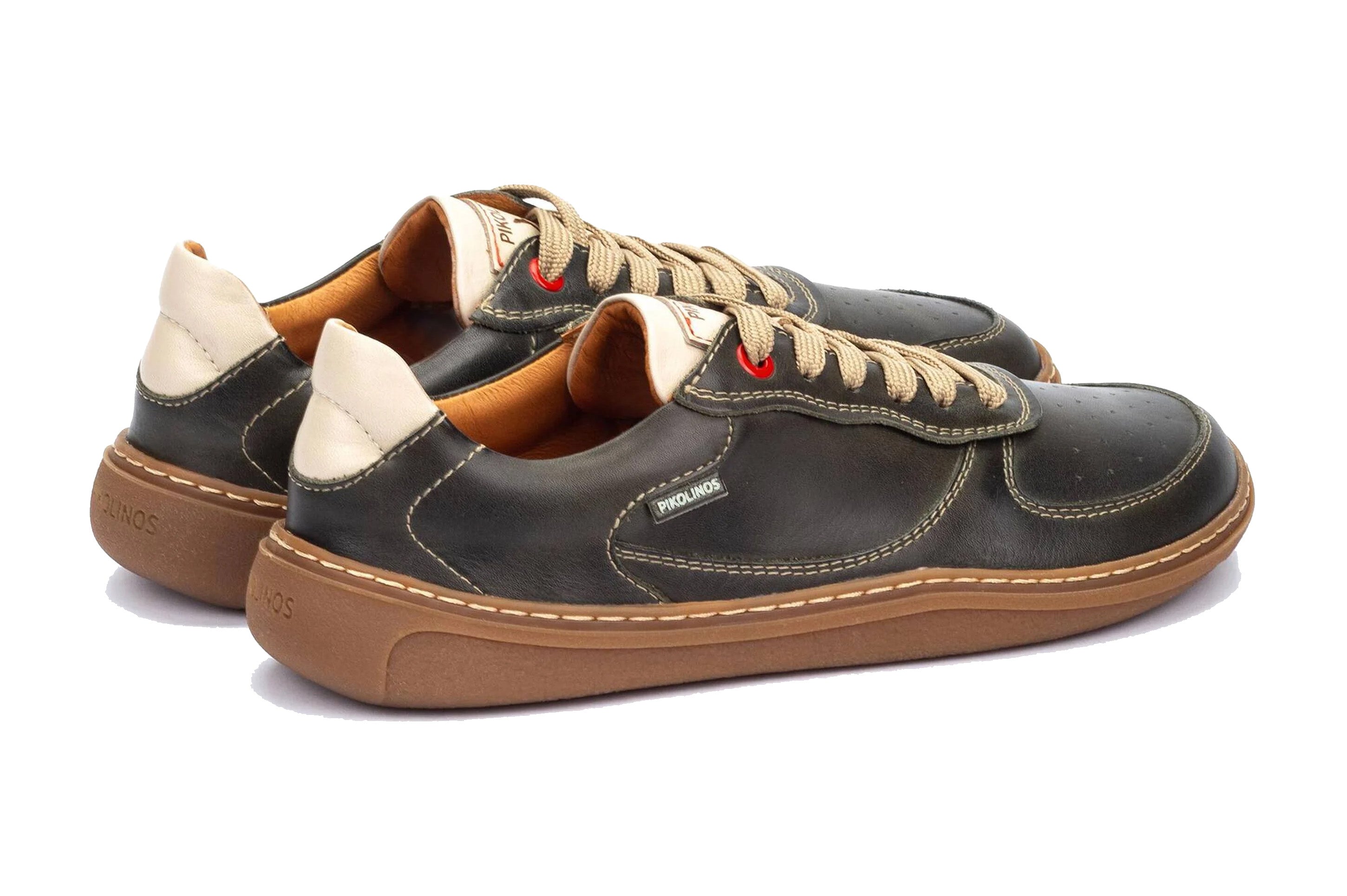 'Aranjuez' men's barefoot lace-up shoes - green