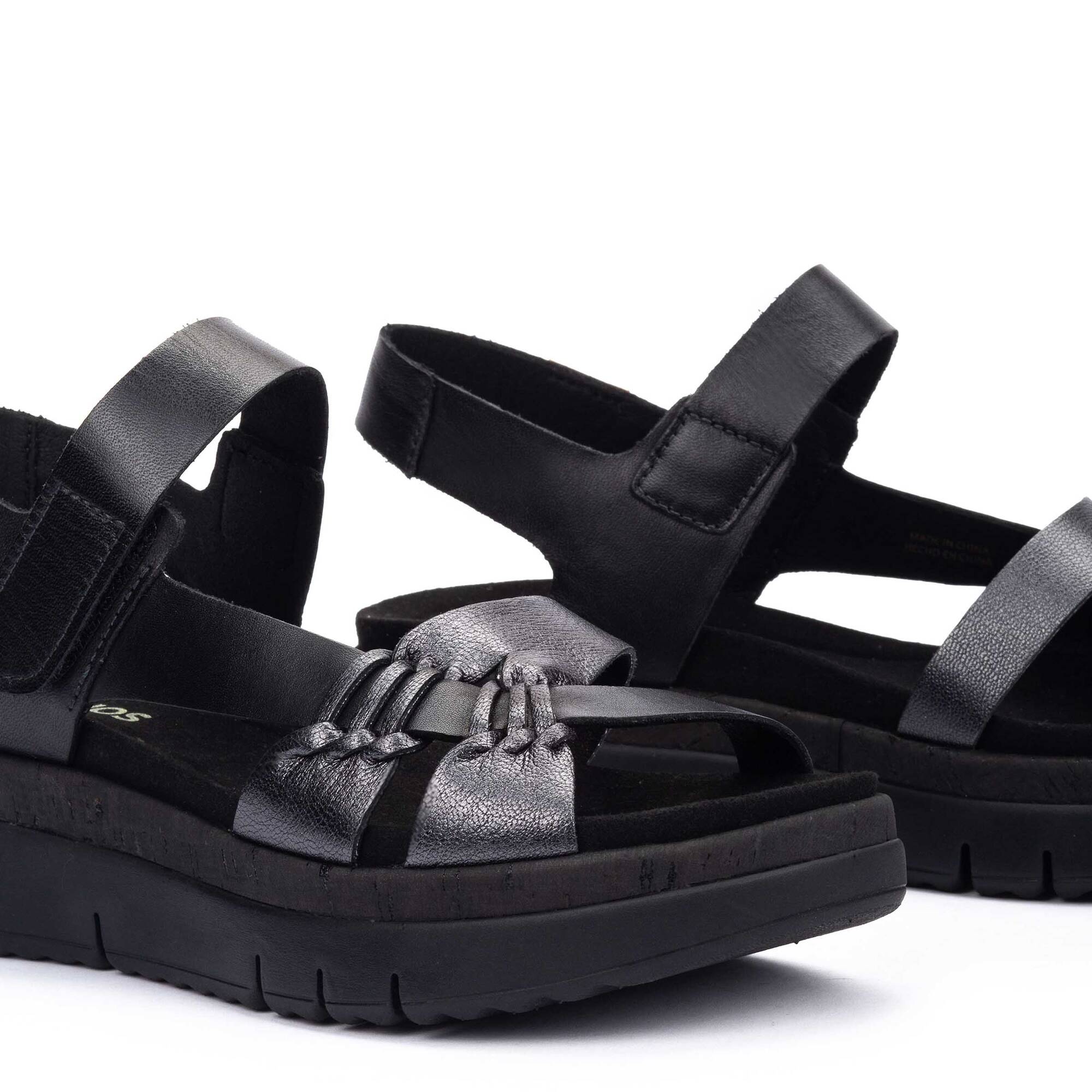'Palma' damesandal - grå