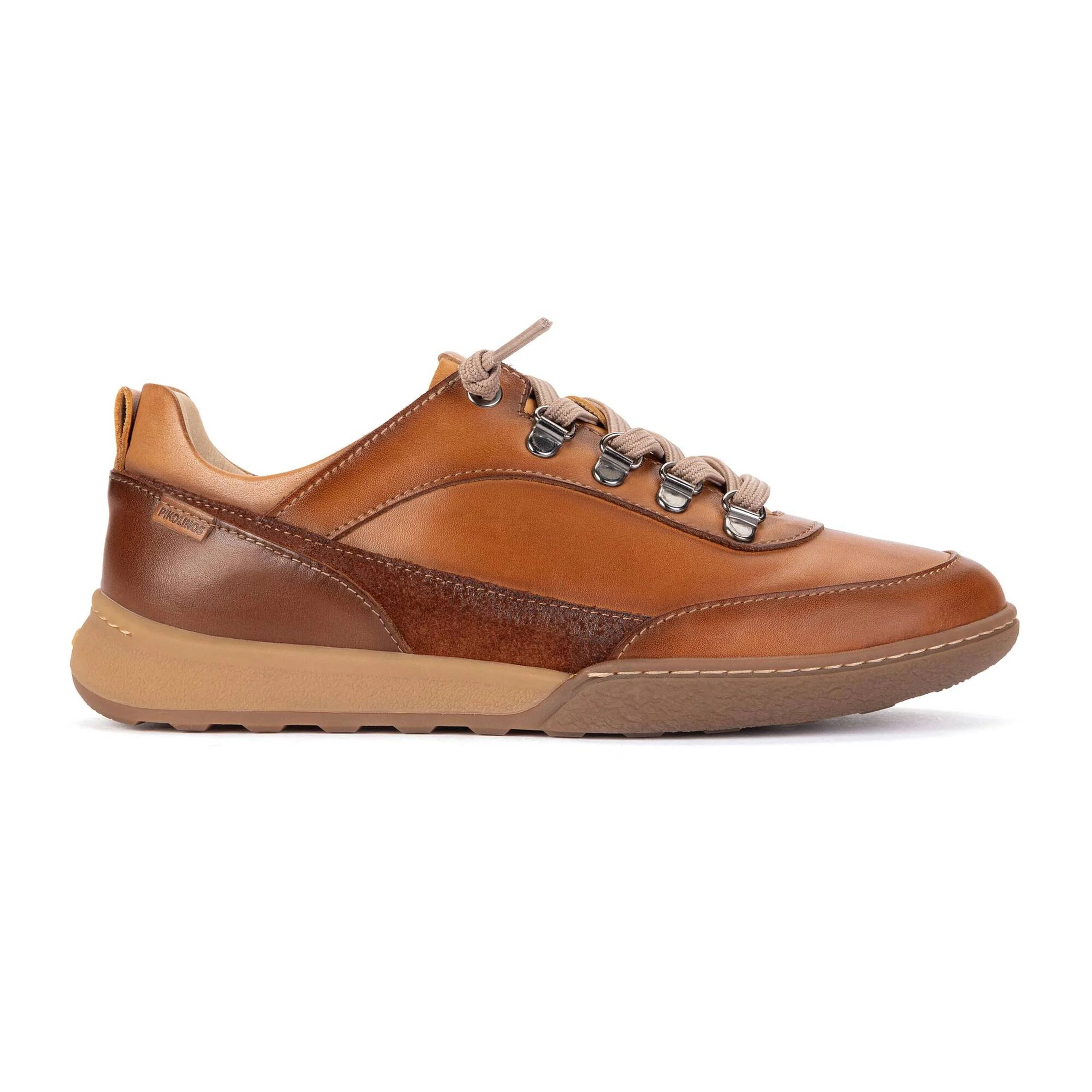 'Viana' women's lace-up low sneaker - brown
