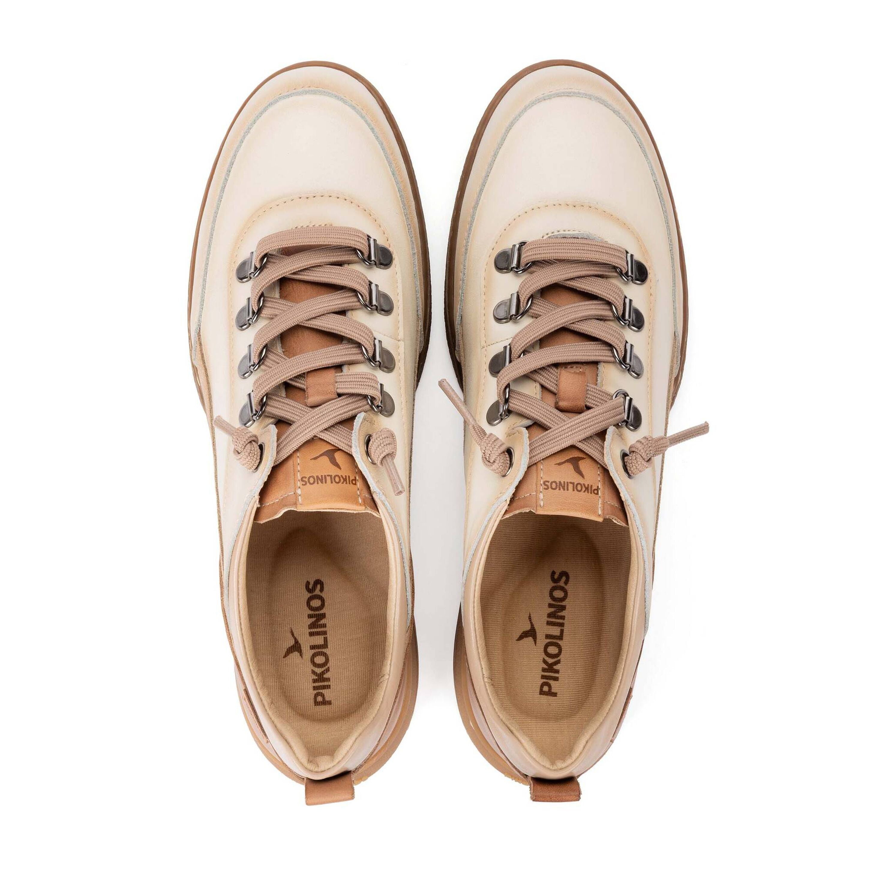 'Viana' women's lace-up low sneaker - off white