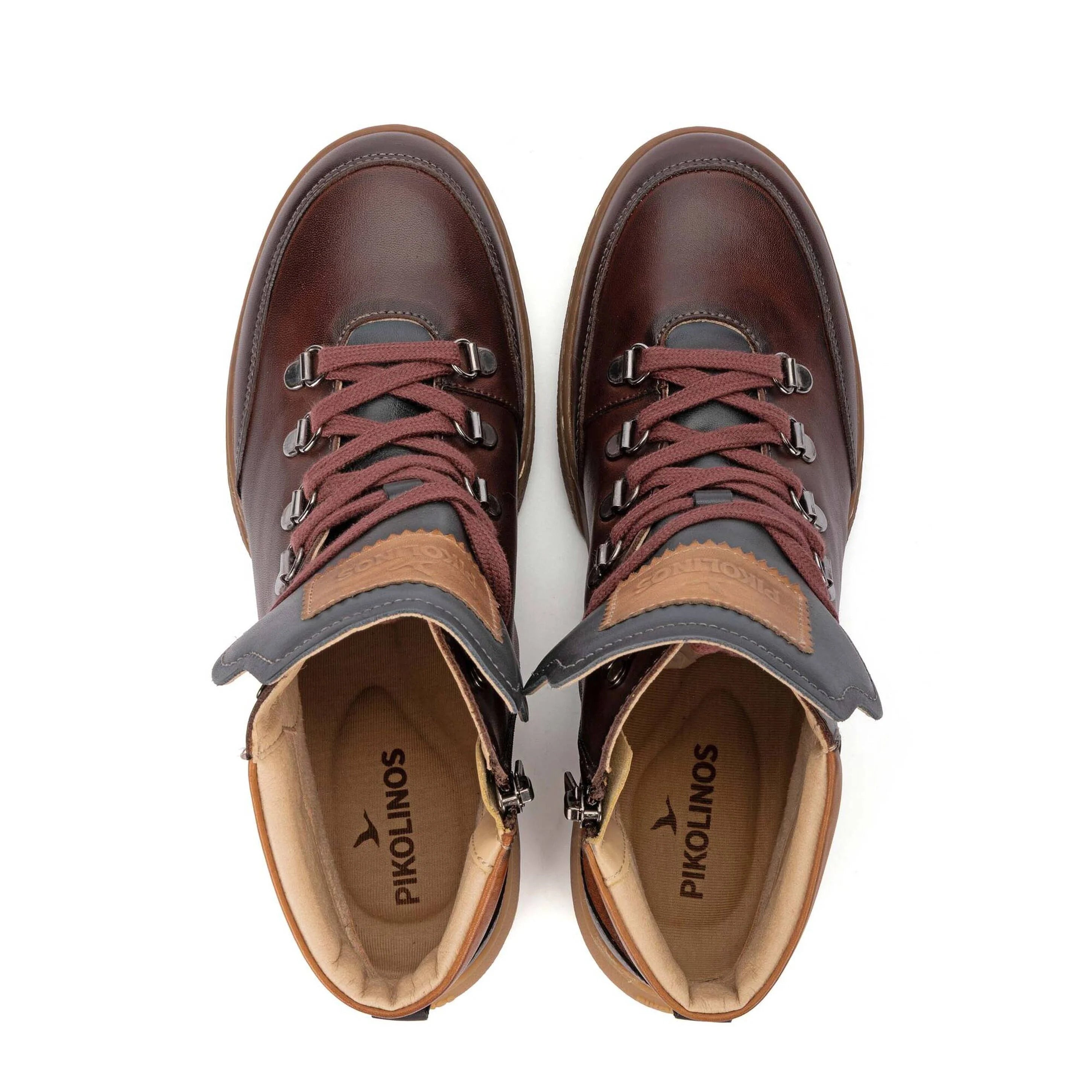 'Viana' women's lace-up sneaker - brown