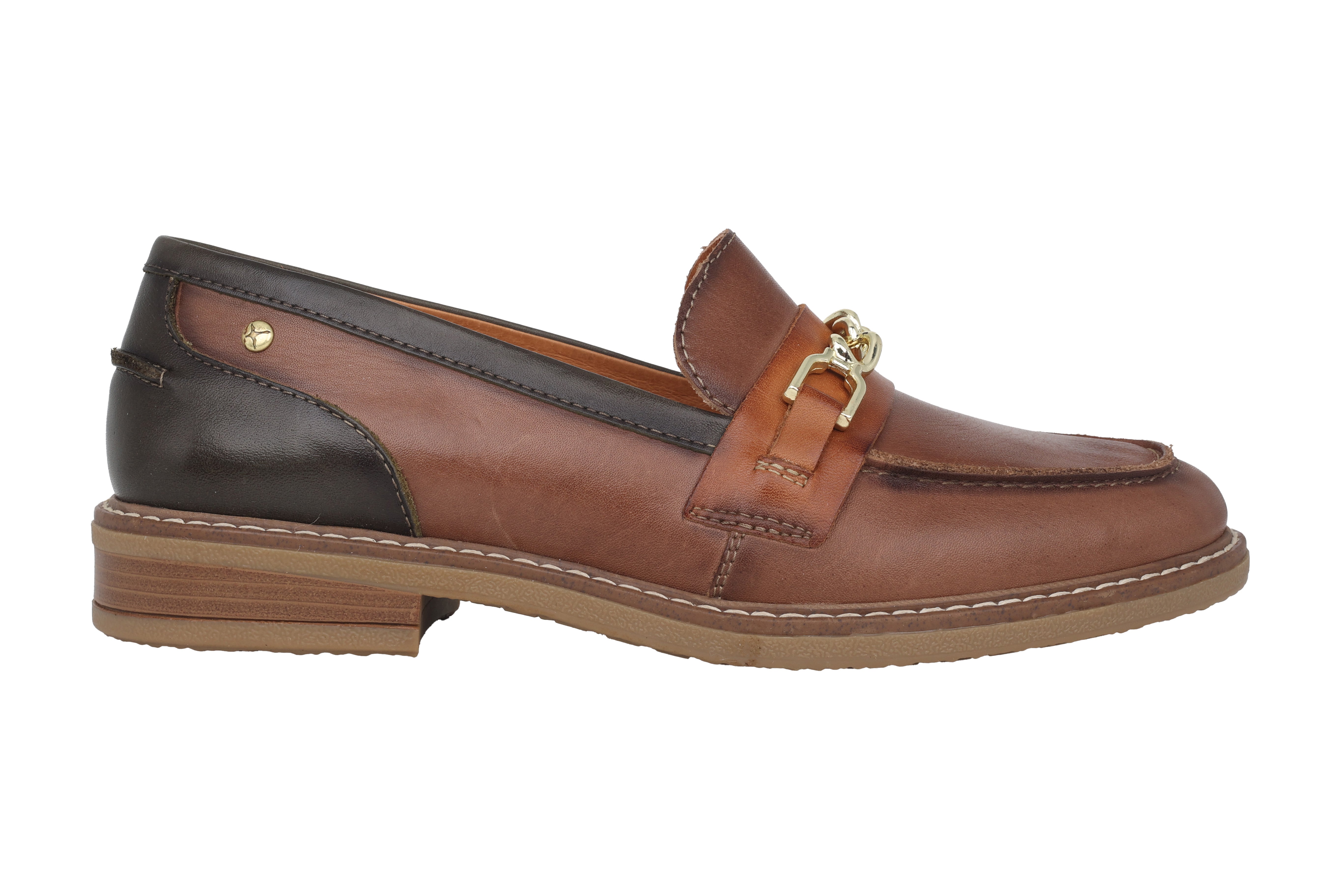 'Aldaya' women's loafer - Brown mix