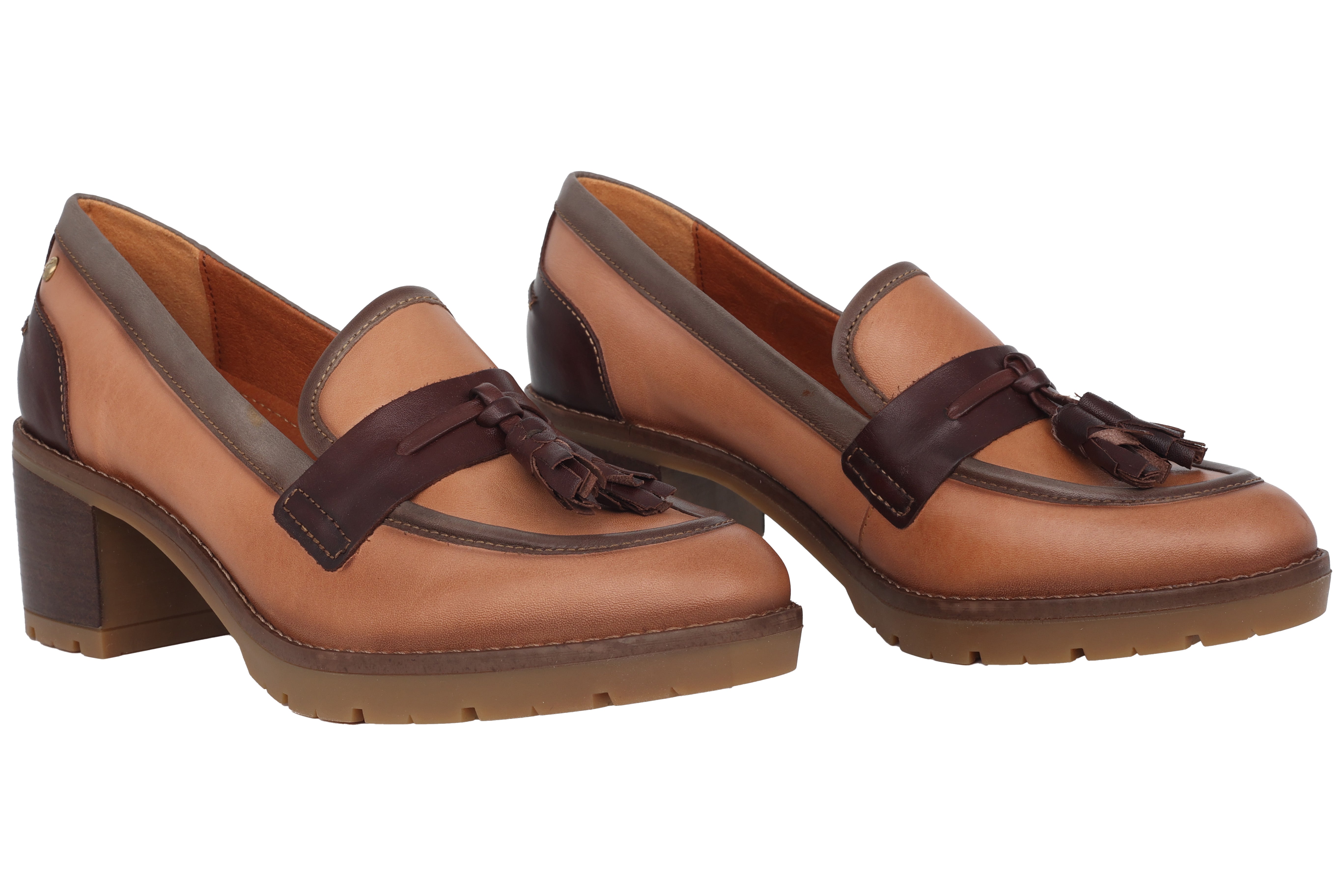 'Llanes' women's pump - Brown