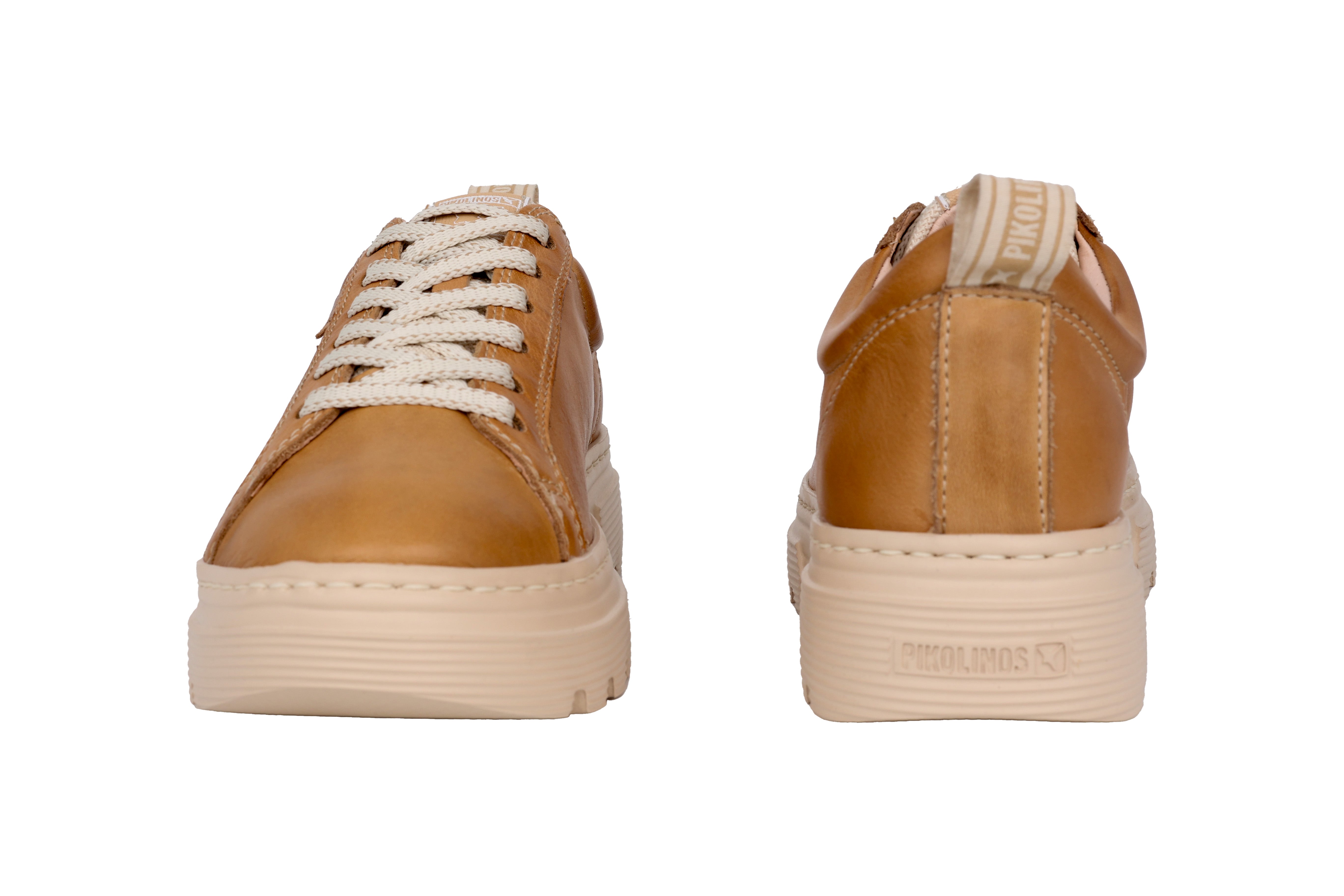 'Asturias' women's lace-up sneaker - Brown