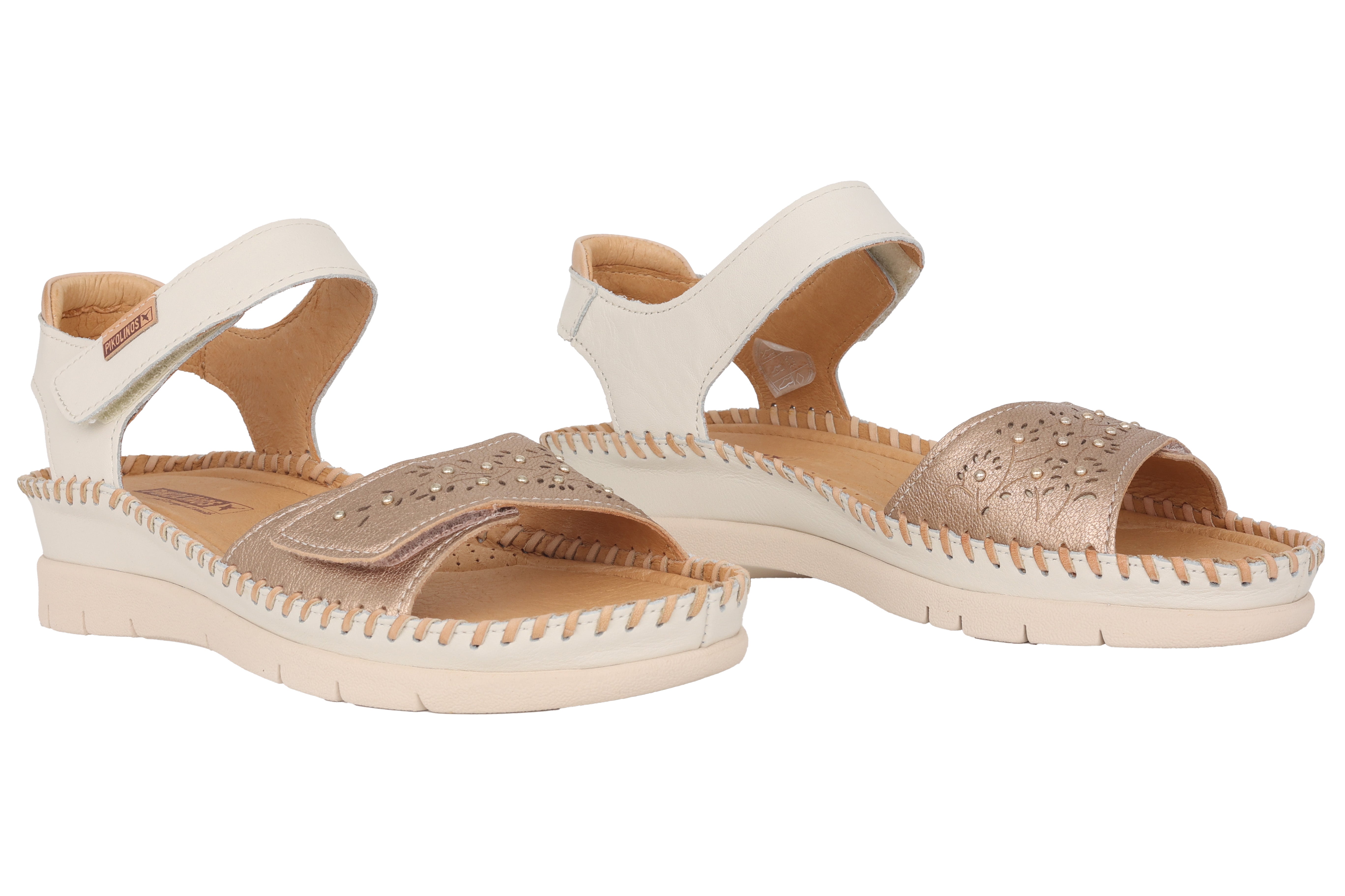 'Altea' women's sandal - gold white