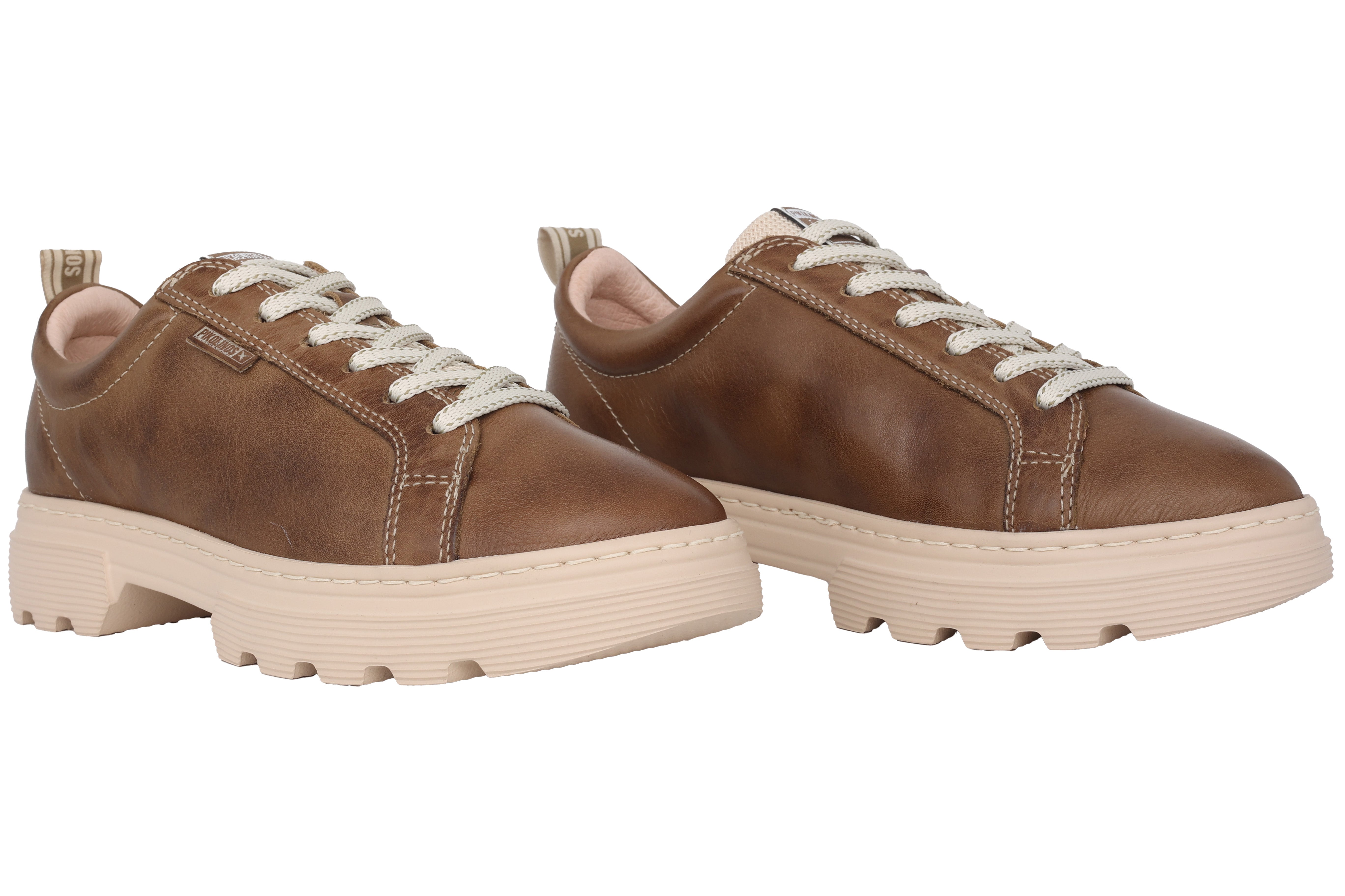 'Asturias' women's lace-up sneaker - Olive green