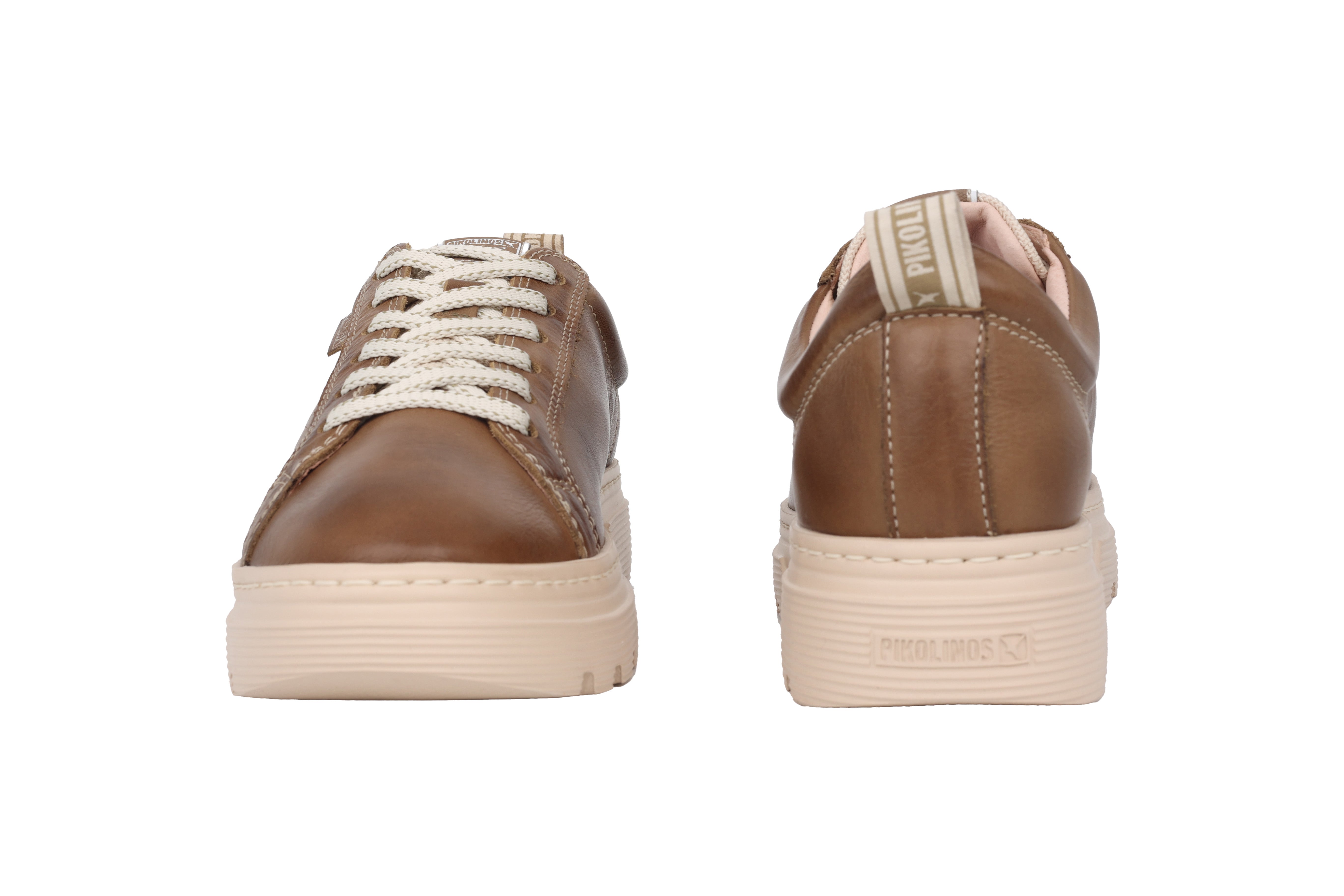 'Asturias' women's lace-up sneaker - Olive green