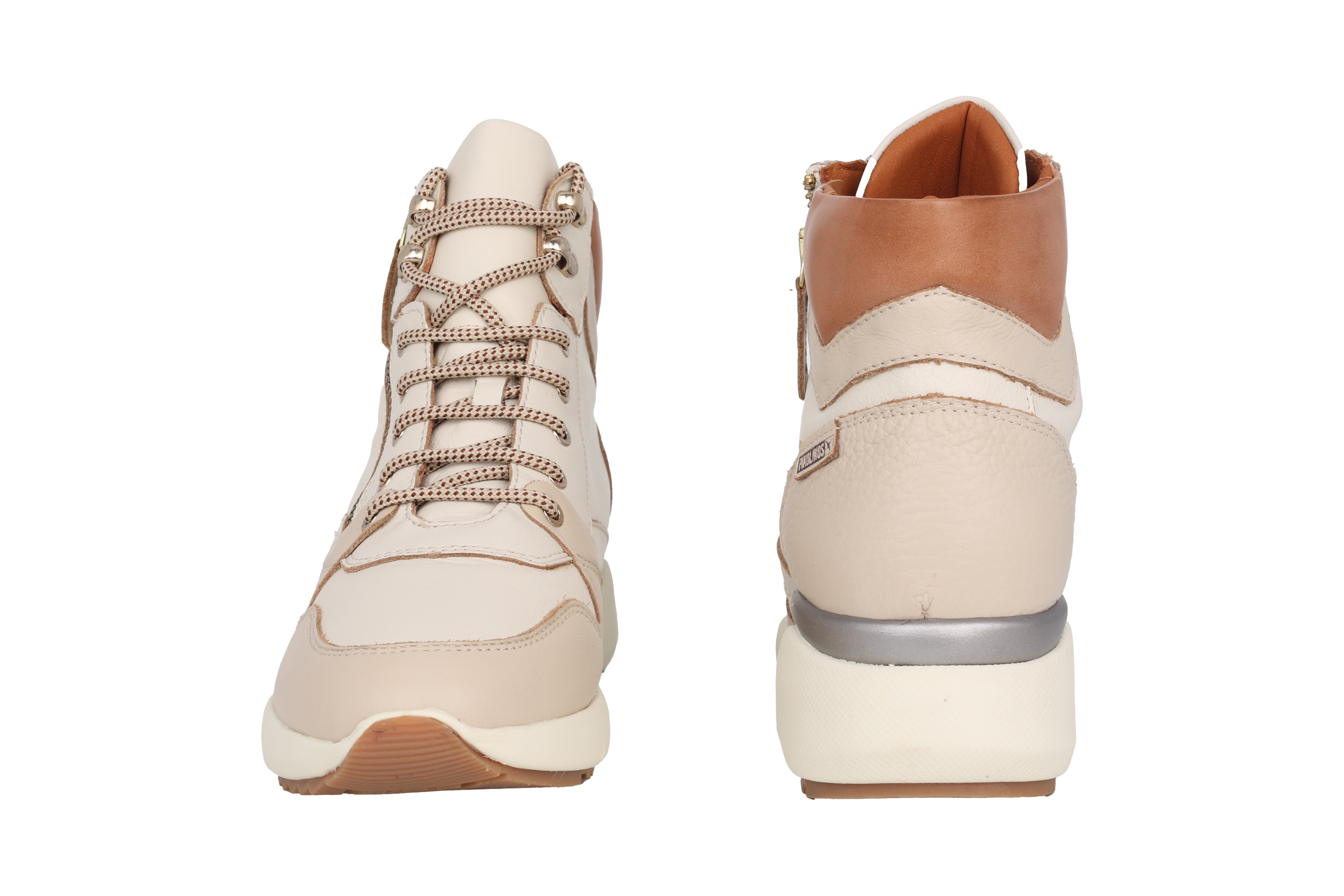 Pikolinos Sella women's sneaker off white leather Chaplinshoes