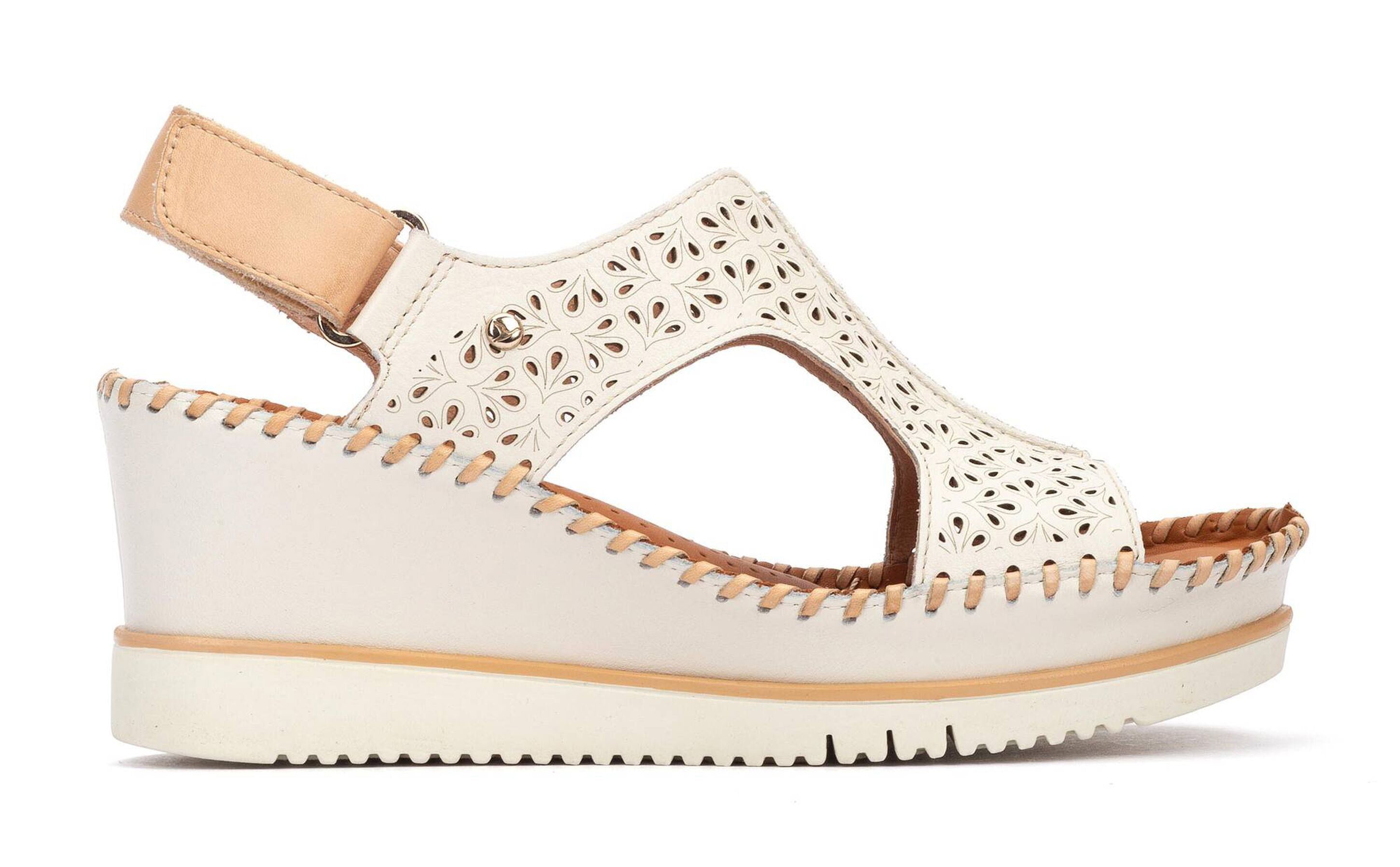 Damessandaal 'Aguadulce' - gebroken wit