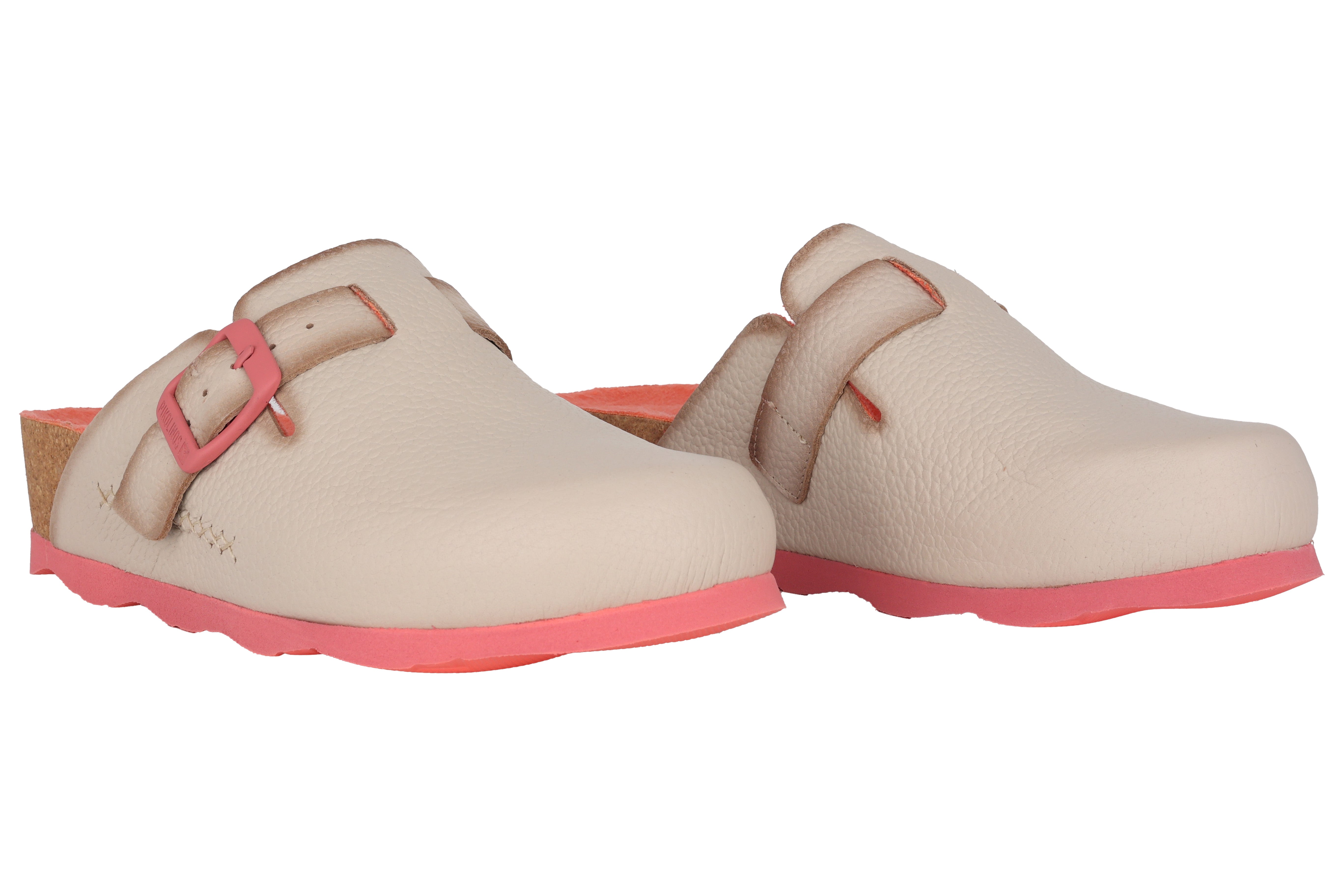 'Laredo' women's clog - White pink