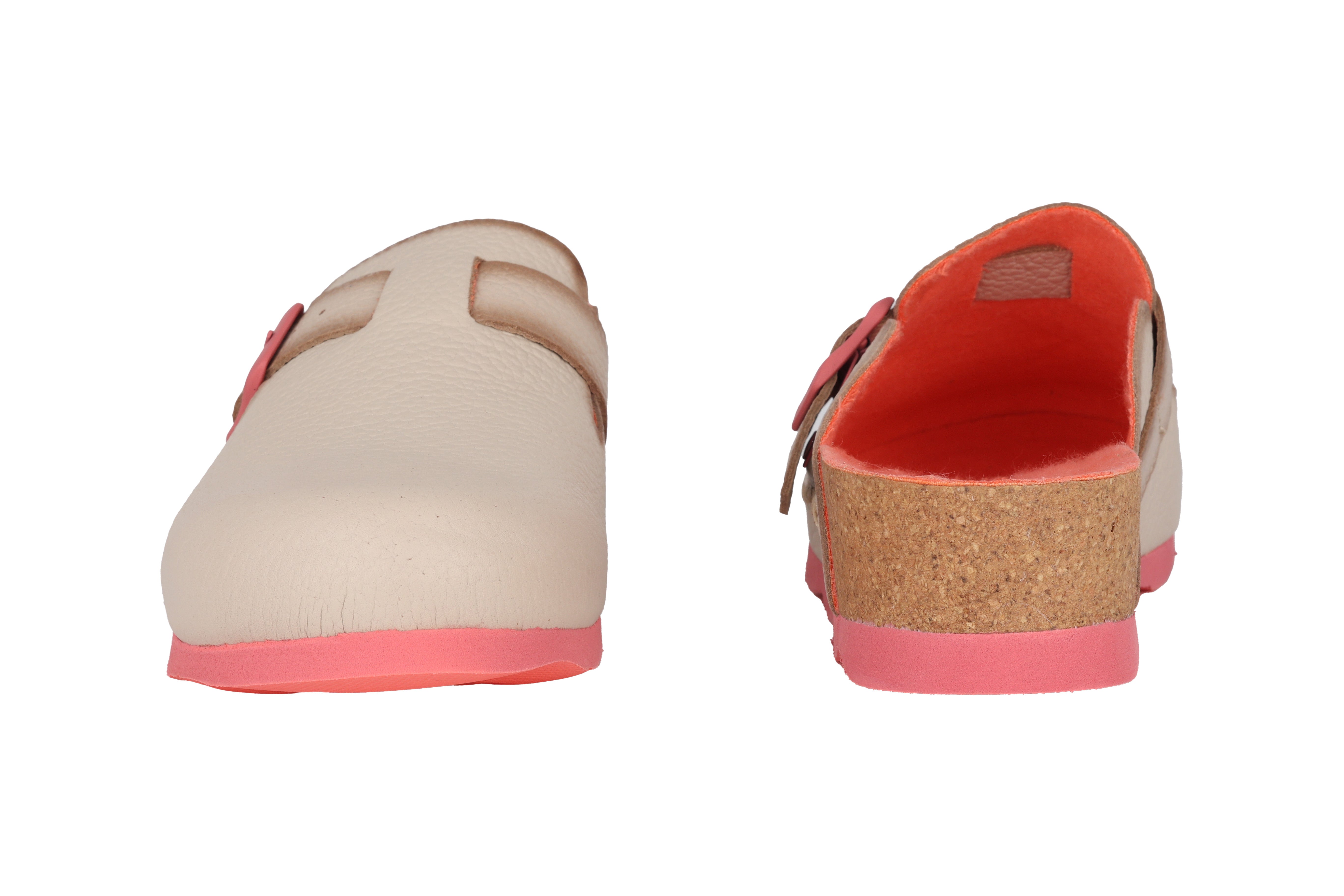 'Laredo' women's clog - White pink