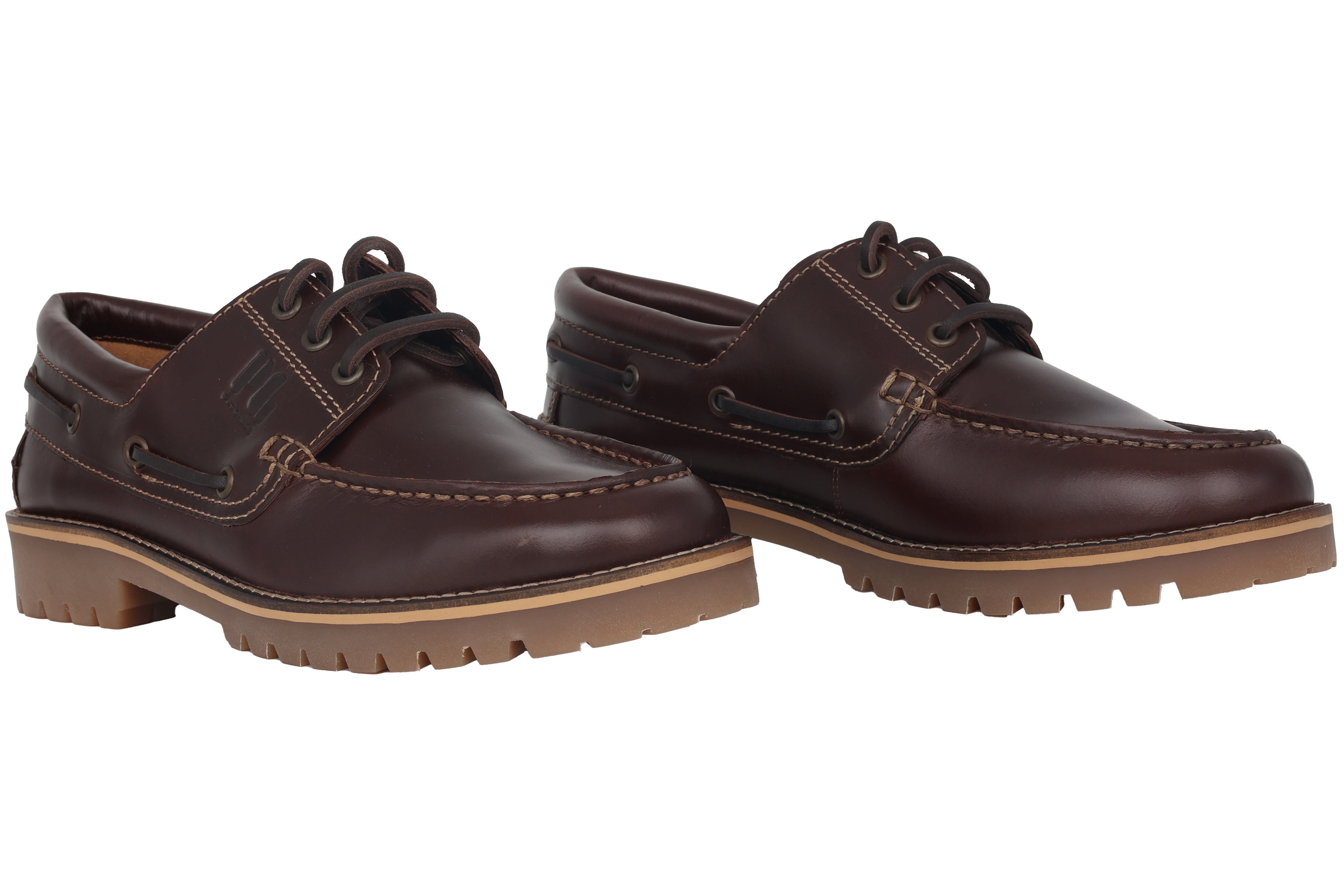 '1121.10.04' men's boat shoe - brown