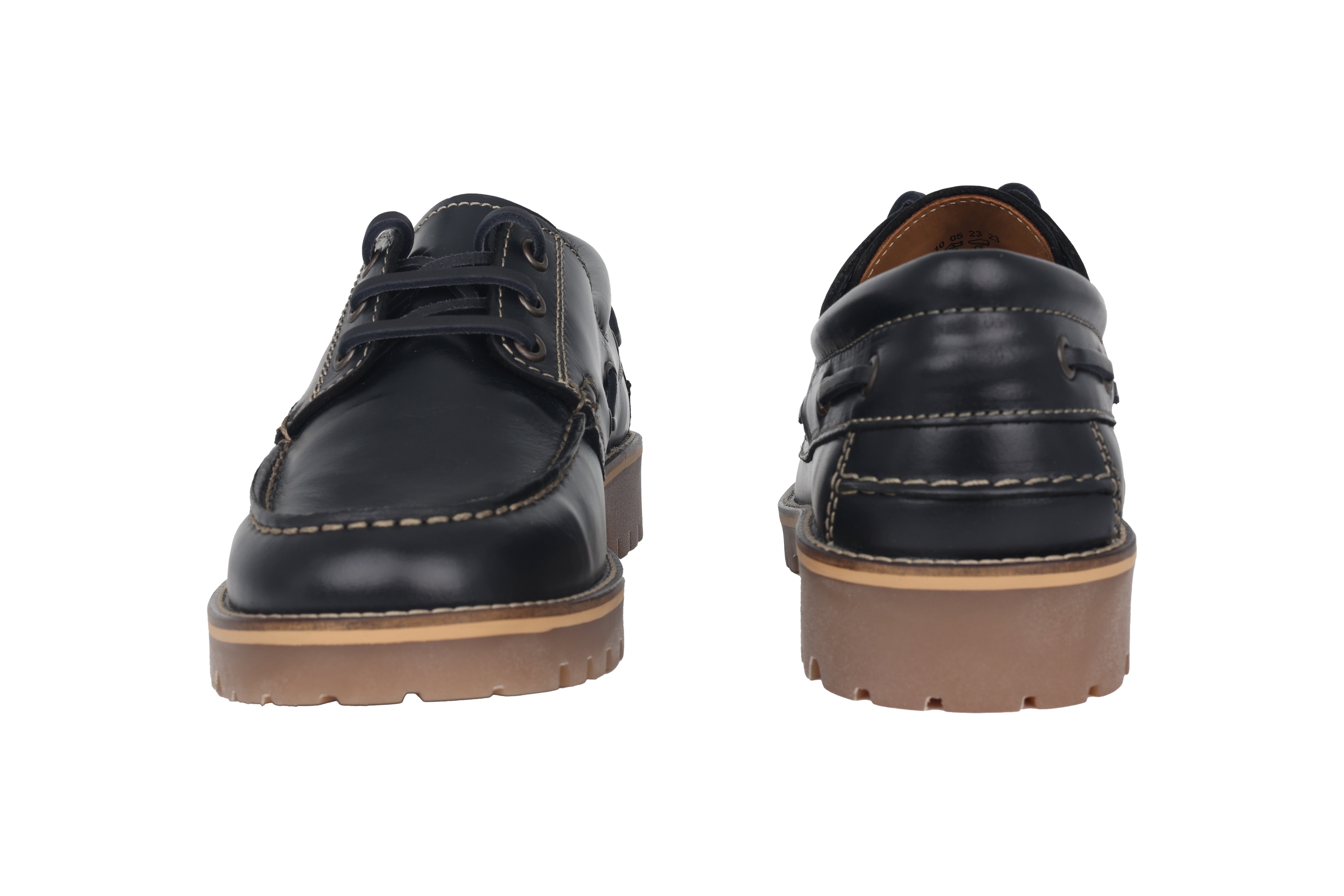 '1121.10.05' men's boat shoe - blue