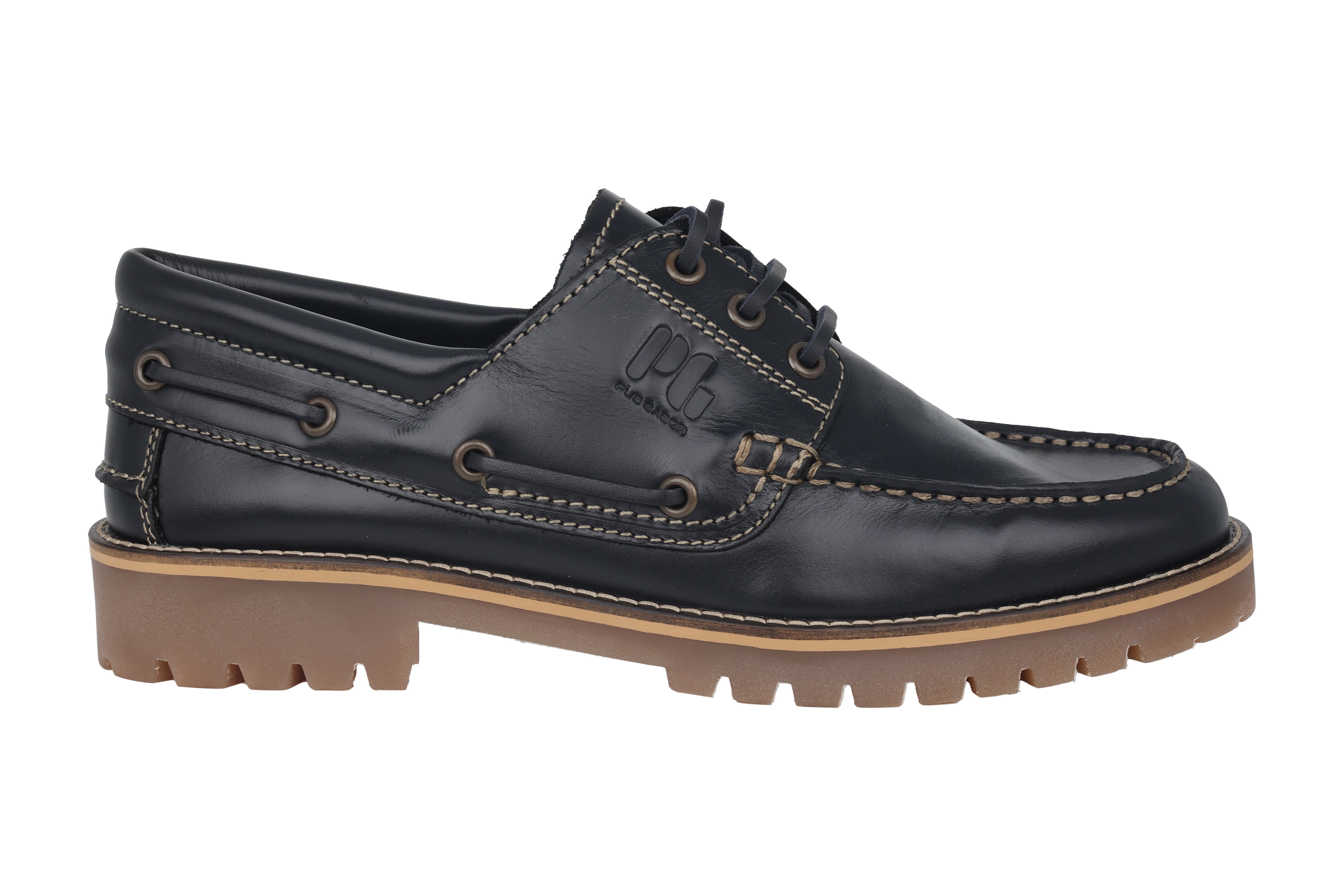 '1121.10.05' men's boat shoe - blue