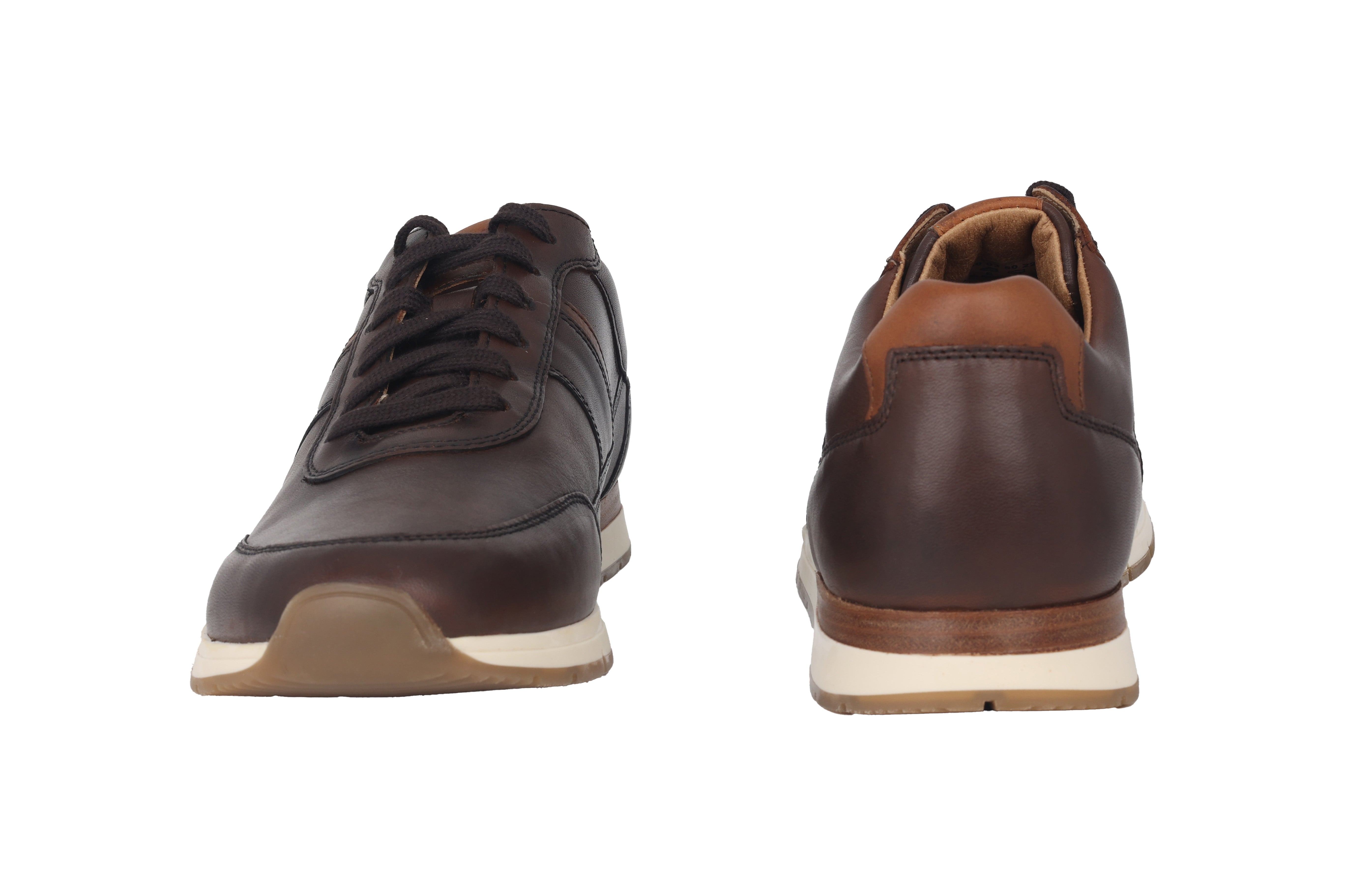 '1047.10.03' men's lace-up sneakers - dark rown