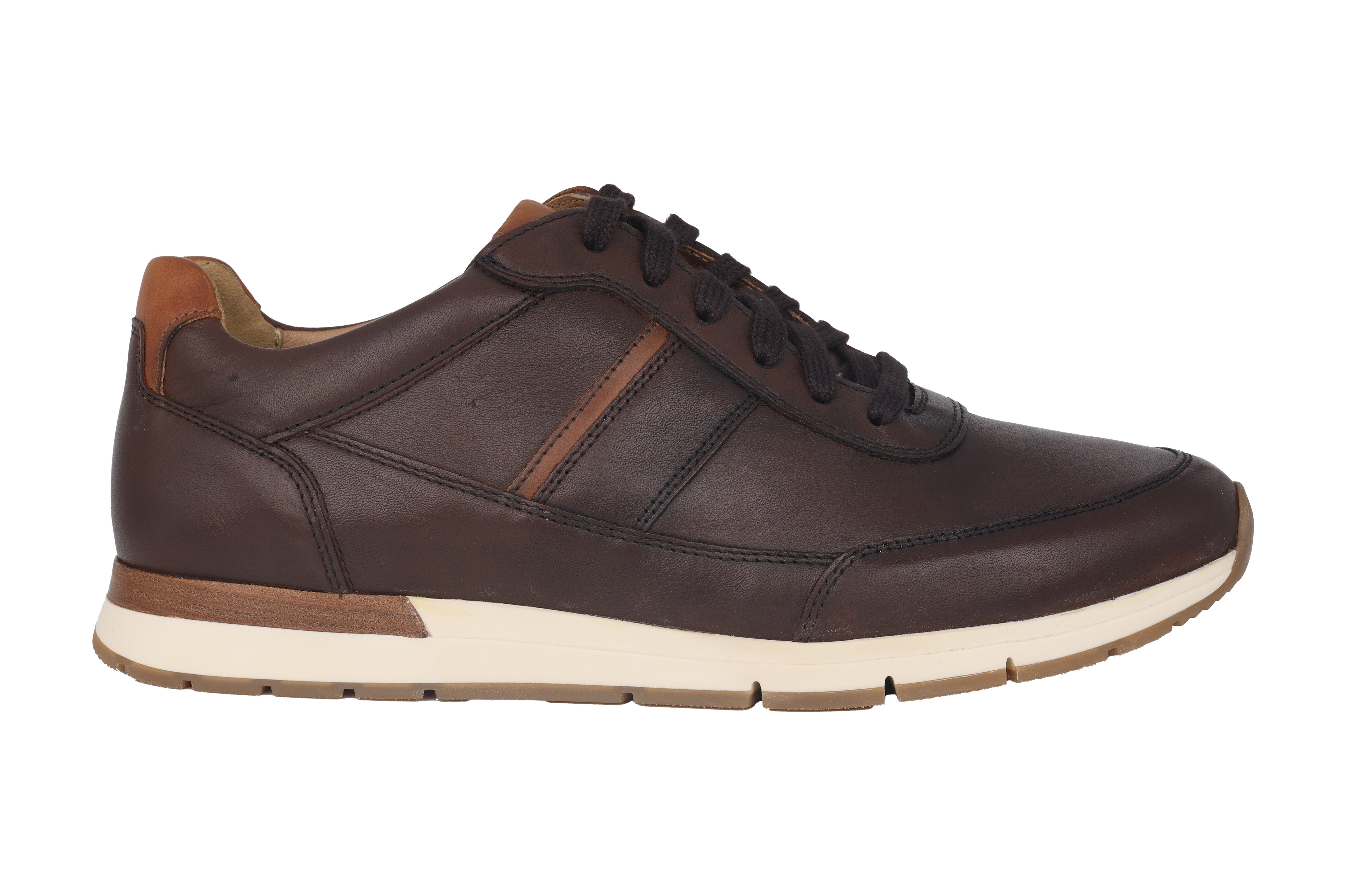 '1047.10.03' men's lace-up sneakers - dark rown