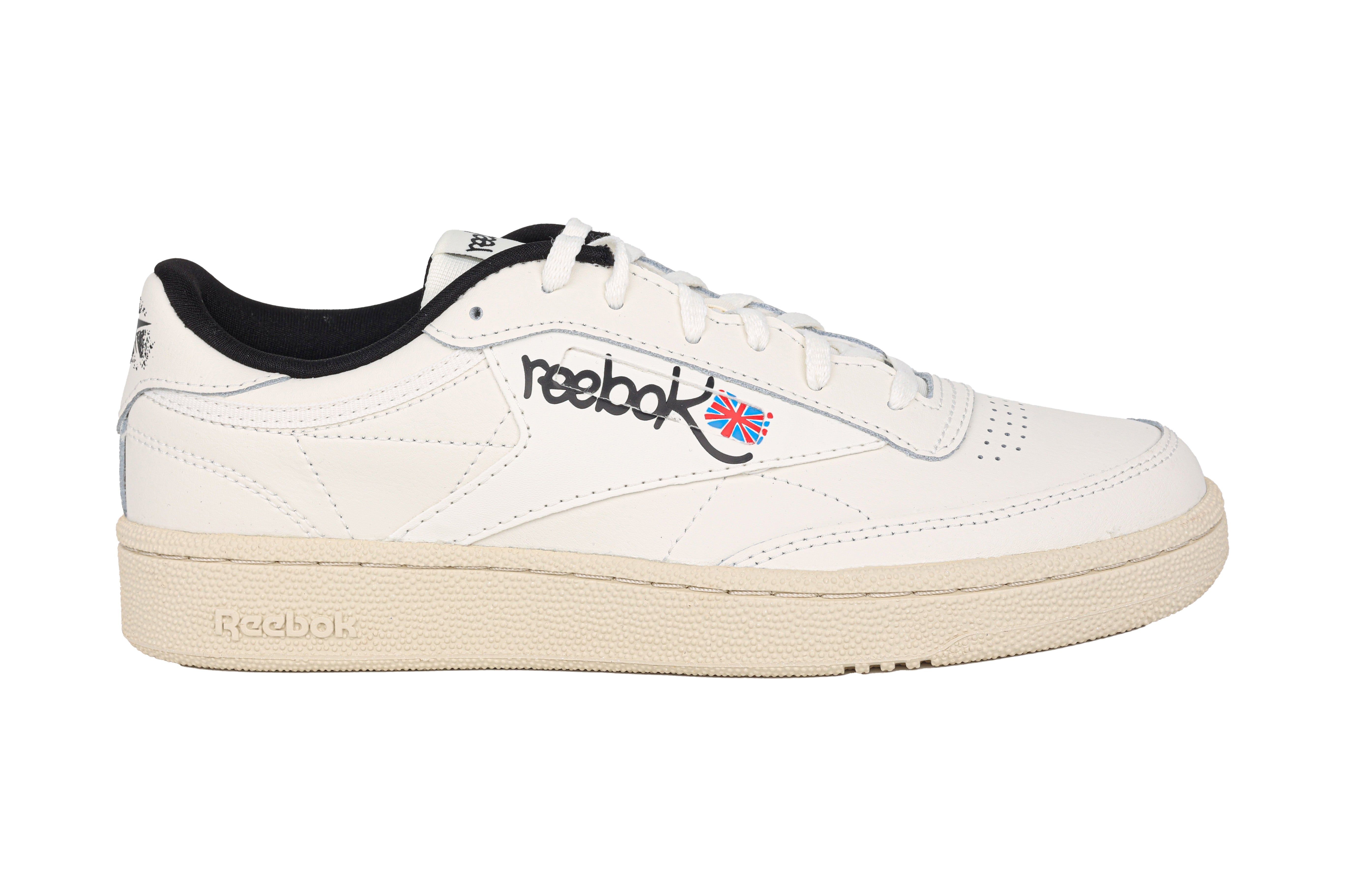 'Club C 85' men's lace-up sneaker - White